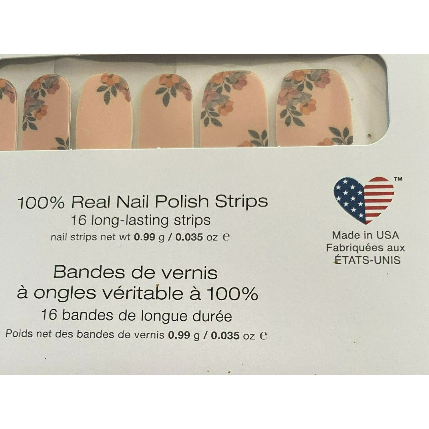 Other Color Street Retired "Floral Obligation" Nail Strips Pink, P Size ONE SIZE - 2 Thumbnail