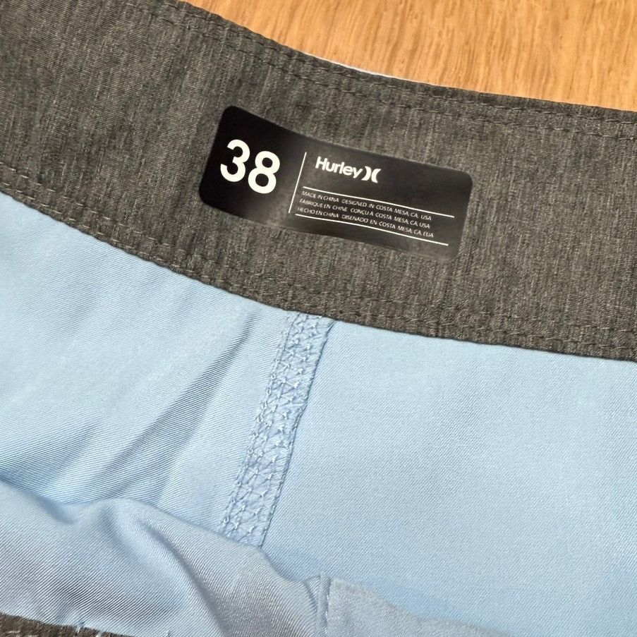 Hurley NWT Hurley Phantom Solid Psychic Blue Stripe Boardshort 18" Size US 38 / EU 54 - 5 Thumbnail