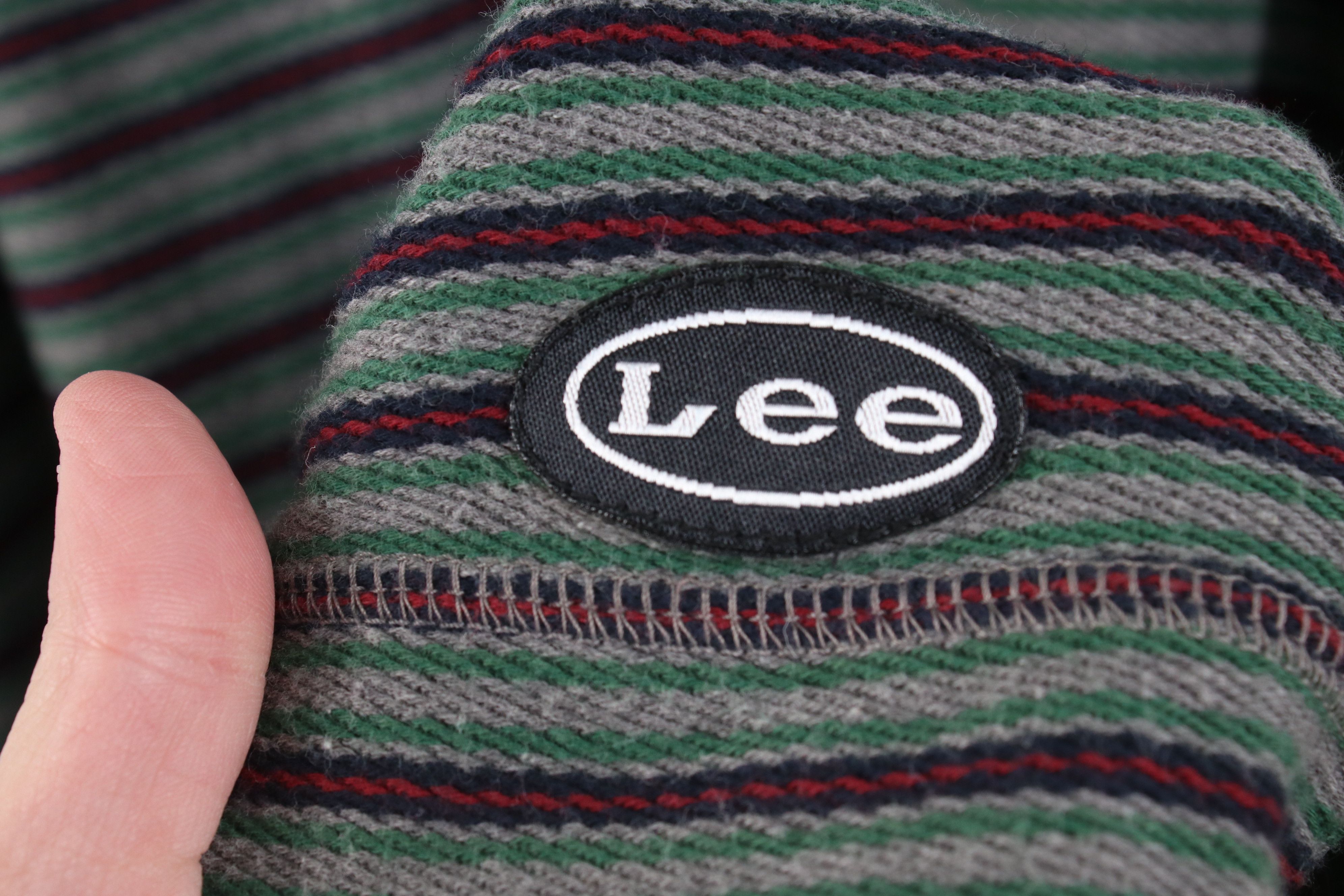 Lee Vintage 90s Lee Thermal Knit Long Sleeve Henley T-Shirt Size US L / EU 52-54 / 3 - 4 Thumbnail