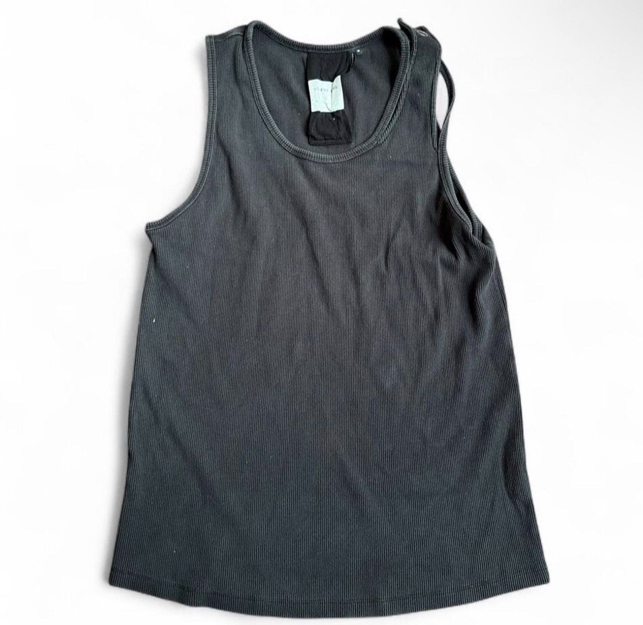 Helmut Lang Vintage 90's Archive Micro Ribbed Tank Top | Grailed