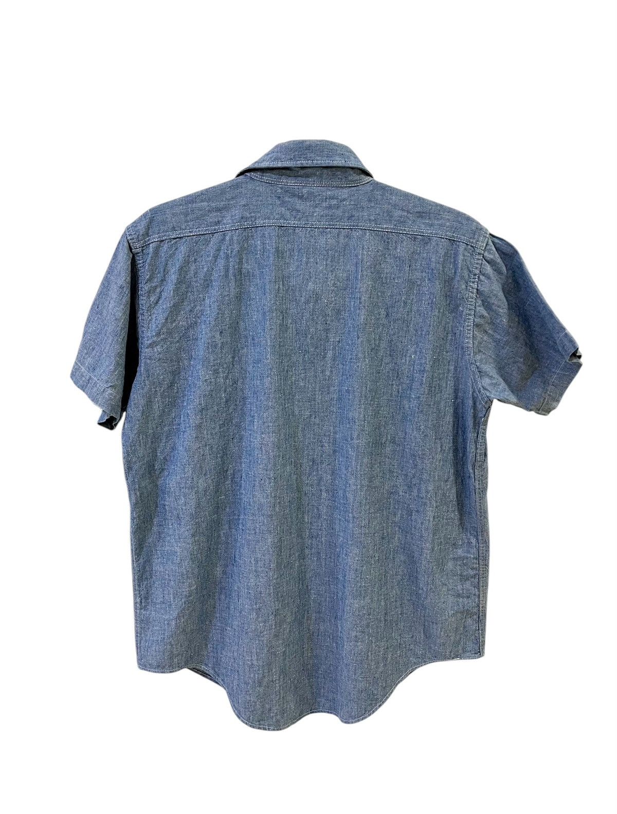 Vintage True Vintage 60s King Kole Chambray Work Shirt Short Sleeve Size US M / EU 48-50 / 2 - 6 Thumbnail