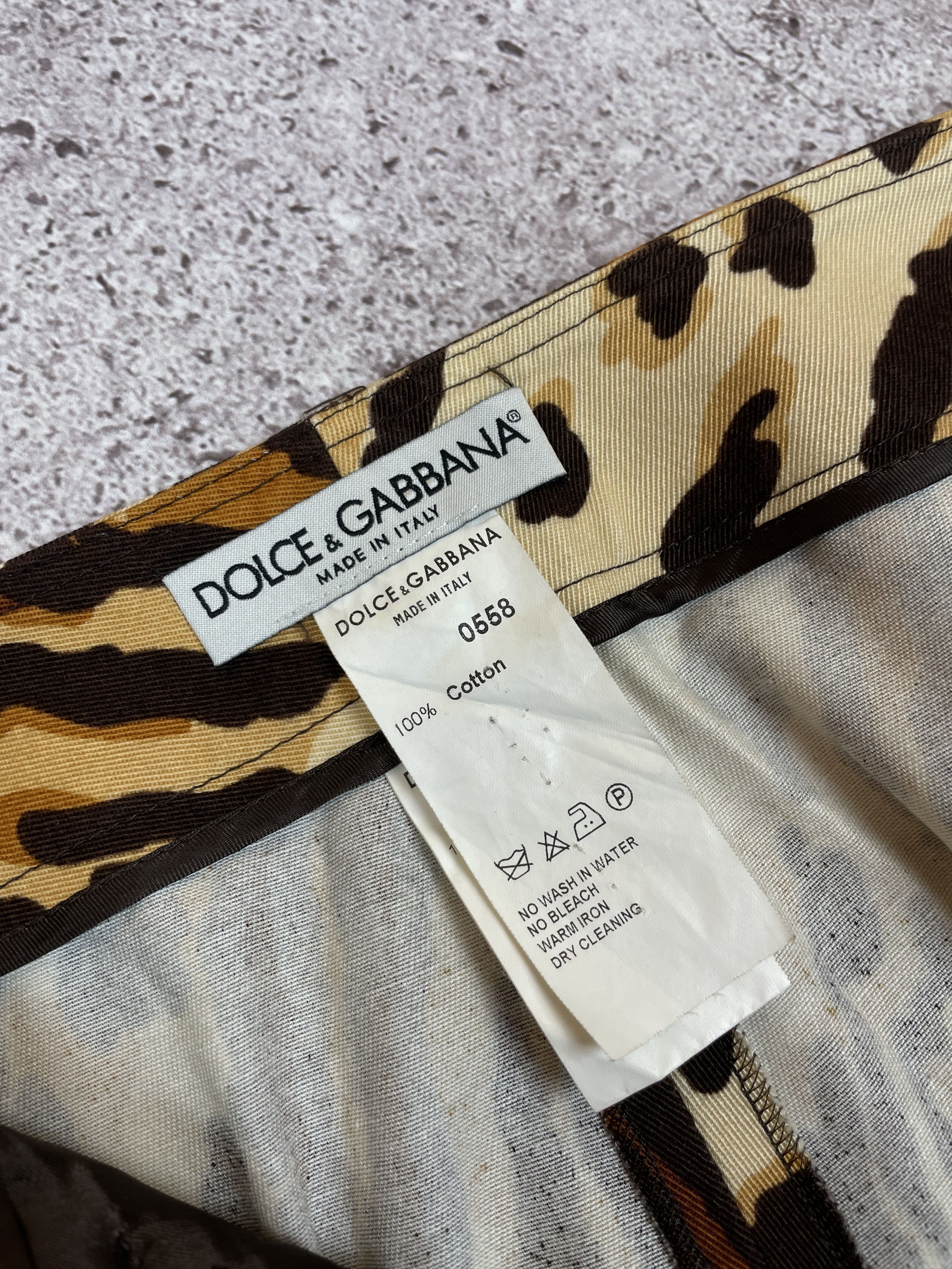 Dolce & Gabbana Dolce & Gabbana Leopard Animal Print Pants woman 's Size 28" / US 6 / IT 42 - 6 Thumbnail