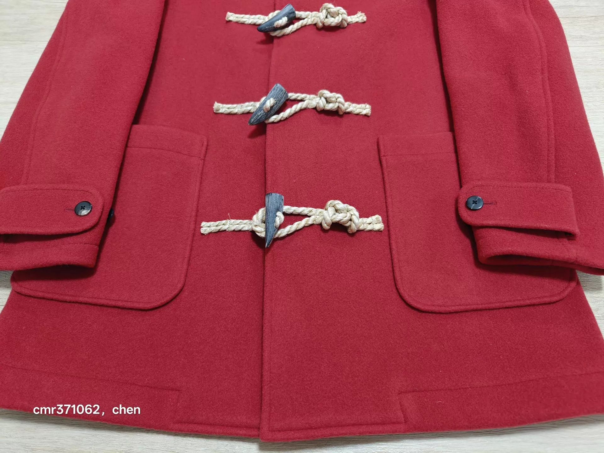 Visvim visvim 16AW Commodore Coat Melton Wool Red Size 2 Size US M / EU 48-50 / 2 - 3 Thumbnail