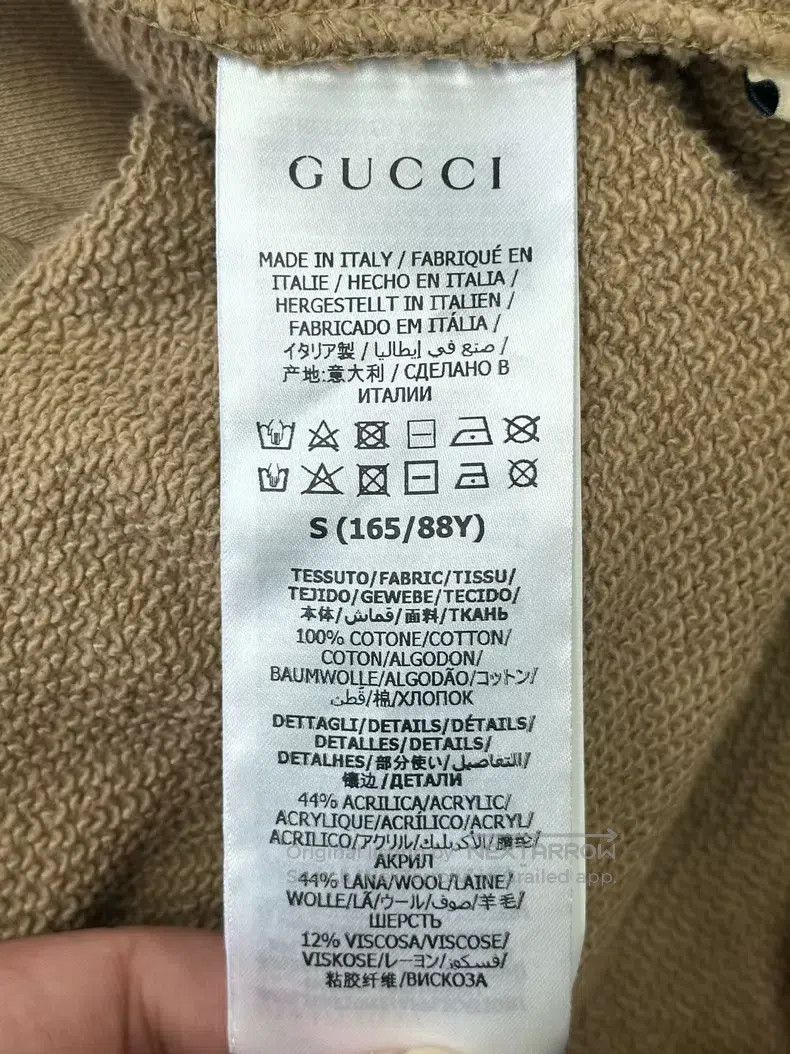 Gucci Gucci Khaki half-zipper embroidered logo hooded sweatshirt Size US M / EU 48-50 / 2 - 4 Thumbnail