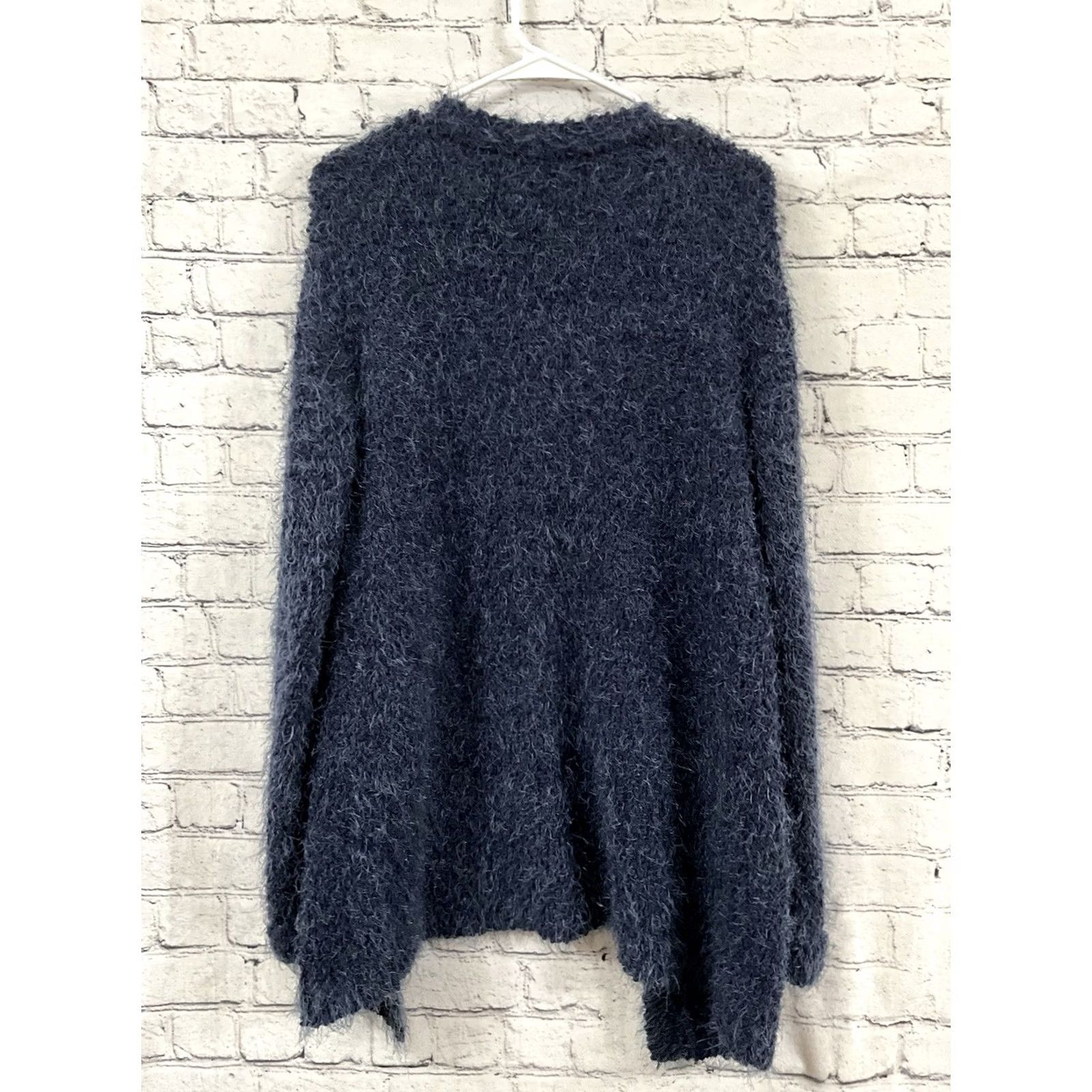 Vintage Alya Cardigan Womens S Blue Women Knit Open Front Dark Size S / US 4 / IT 40 - 2 Thumbnail