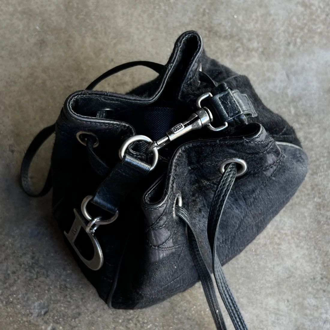 Dior Dior Ponyhair Cannage Bag (Super Rare) Size ONE SIZE - 4 Thumbnail