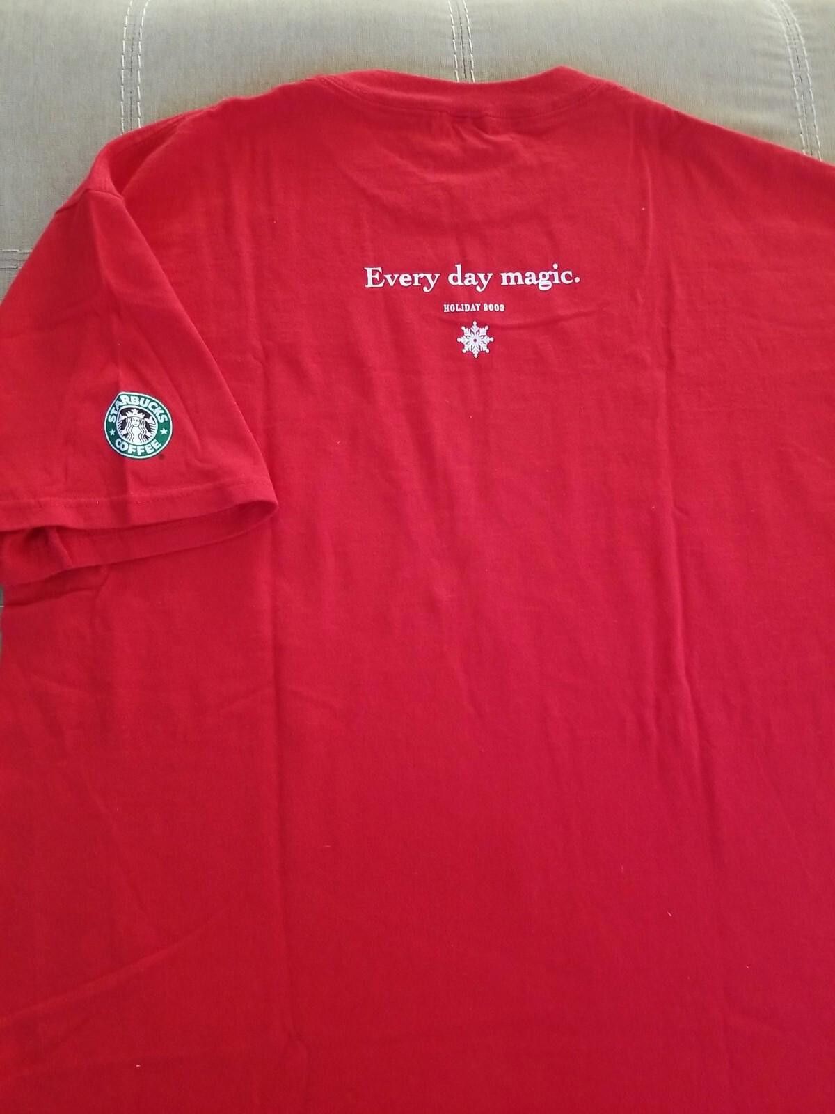 Other STARBUCKS Christmas GIFT SET, T Shirt, Magnet,Stockings RARE Size ONE SIZE - 8 Thumbnail