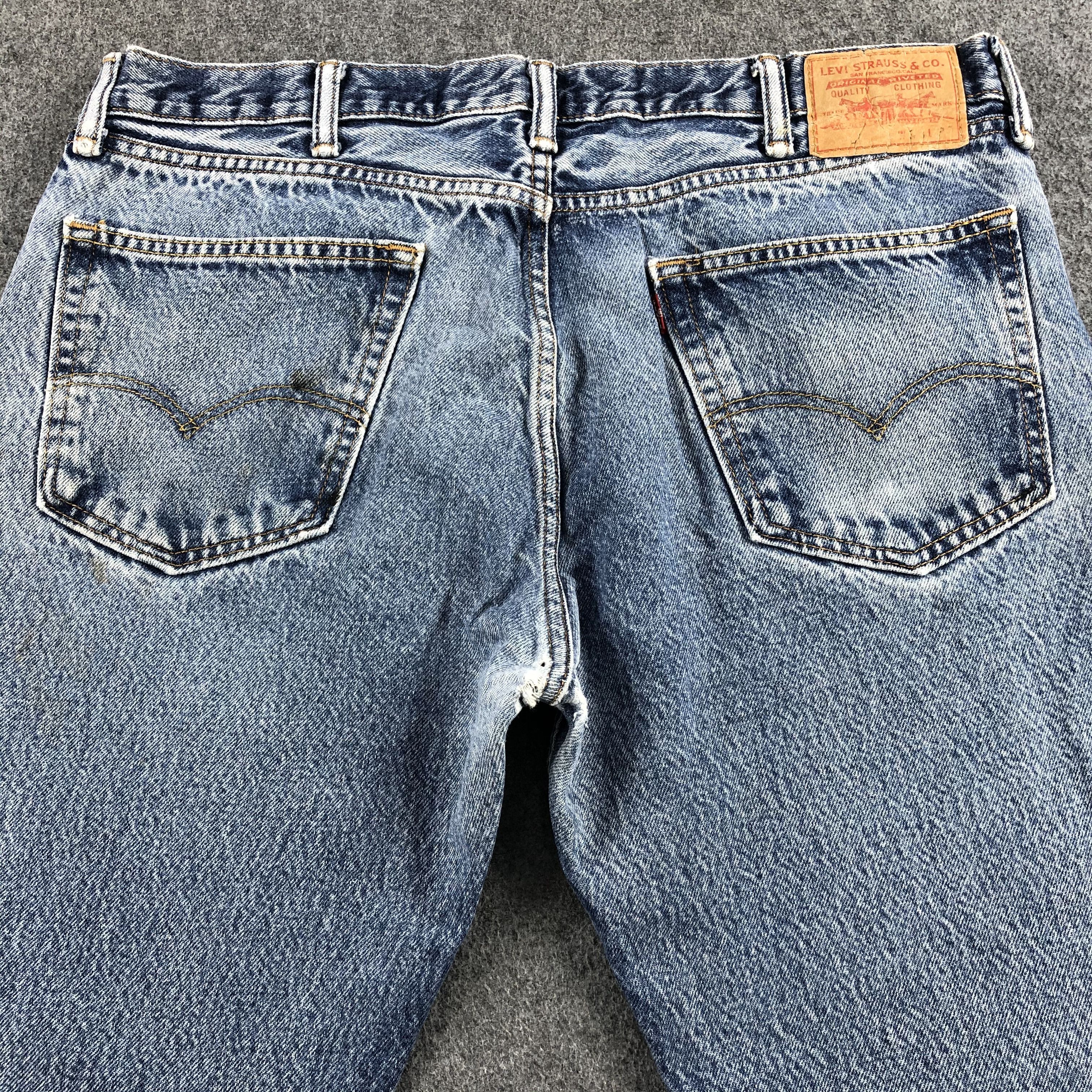 Levi's Vintage Blue Wash Levis 505 Jeans-J1542 Size US 38 / EU 54 - 4 Thumbnail