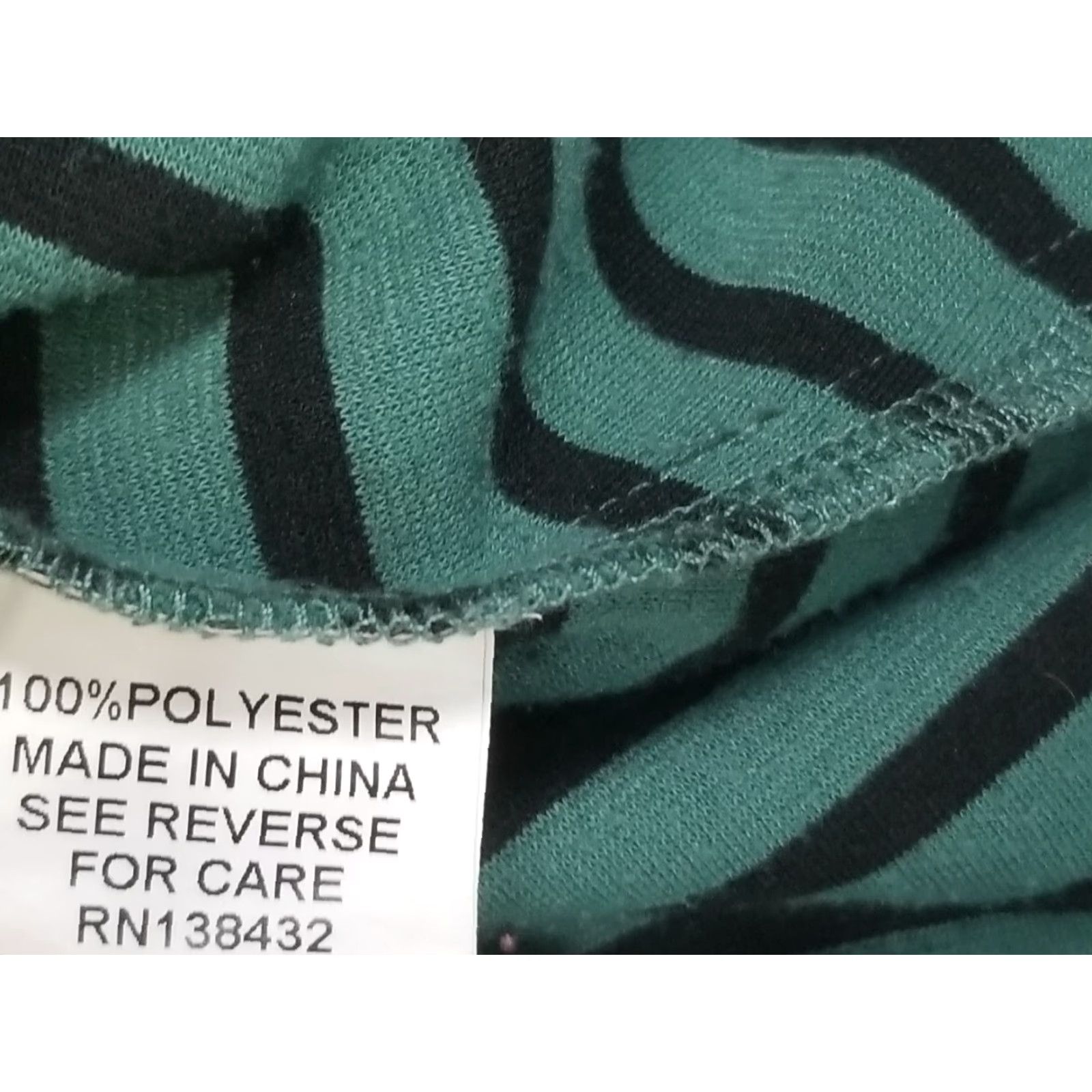 Vintage Fervour Green Striped Dress Short Sleeve Size Medium Size 32" / US 10 / IT 46 - 7 Thumbnail