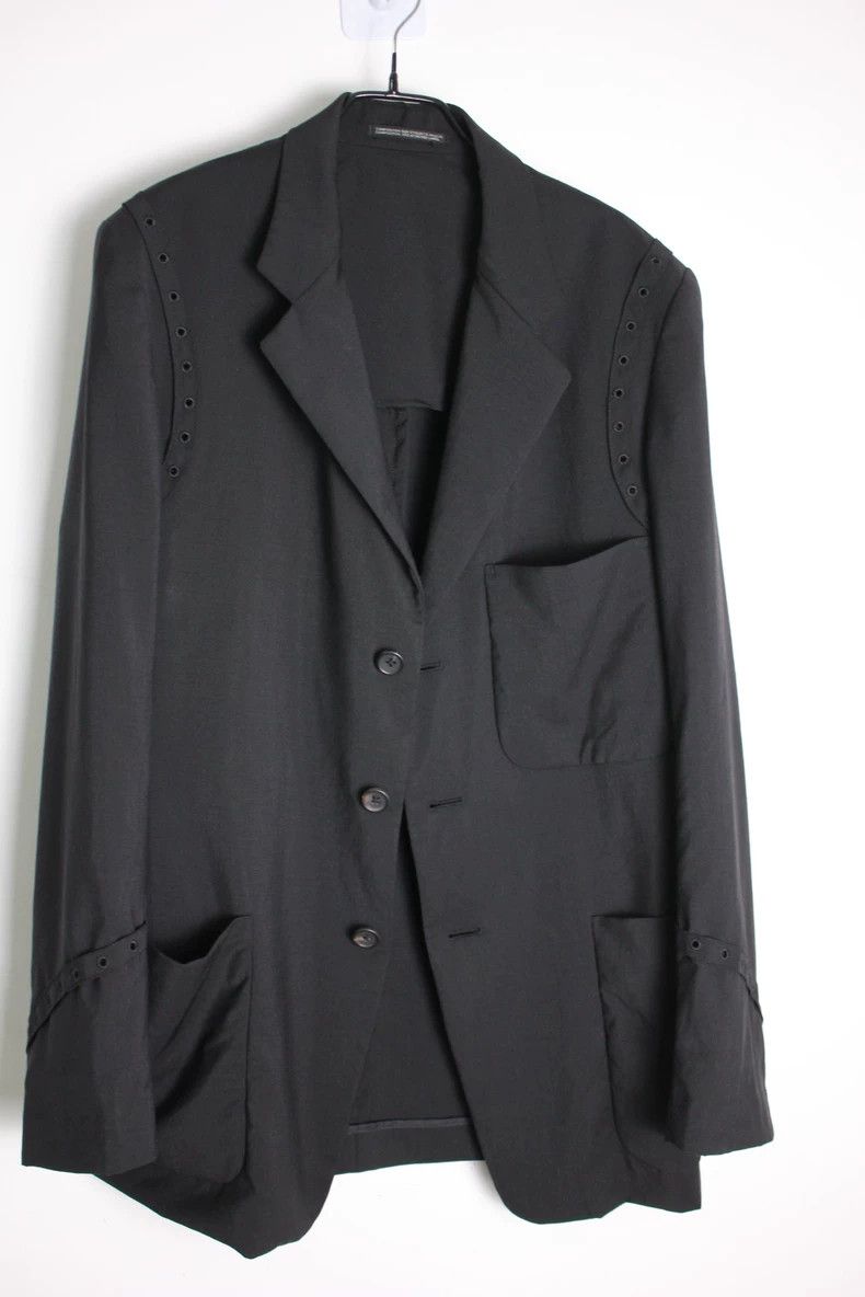 Yohji Yamamoto Yohji Yamamoto size 3 01 SS breather blazer 2505-Nextarrow Size 38S - 2 Thumbnail