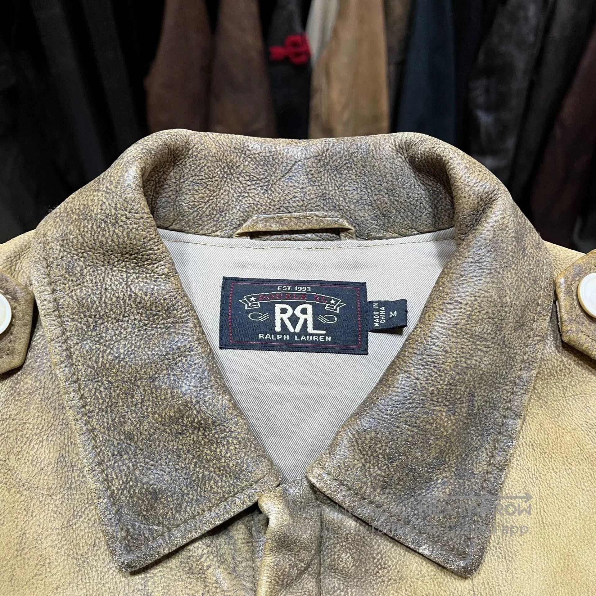 RRL Ralph Lauren rare modified A2 leather jacket RRL. Size US M / EU 48-50 / 2 - 3 Thumbnail
