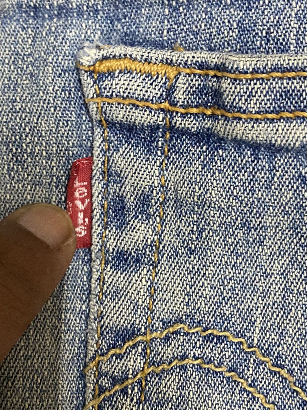 Levi's Vintage Levis Blue Wash Flare Jeans Size 29" - 20 Thumbnail