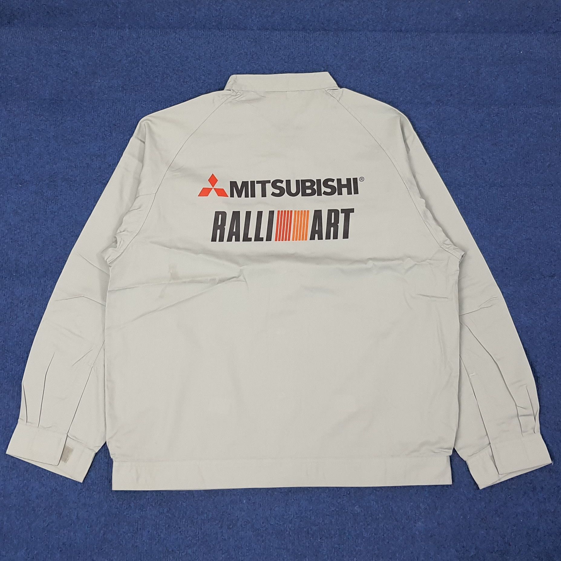 Japanese Brand Vintage Mitsubishi RalliArt Racing Sports Jacket C247N3 Size US M / EU 48-50 / 2 - 1 Thumbnail