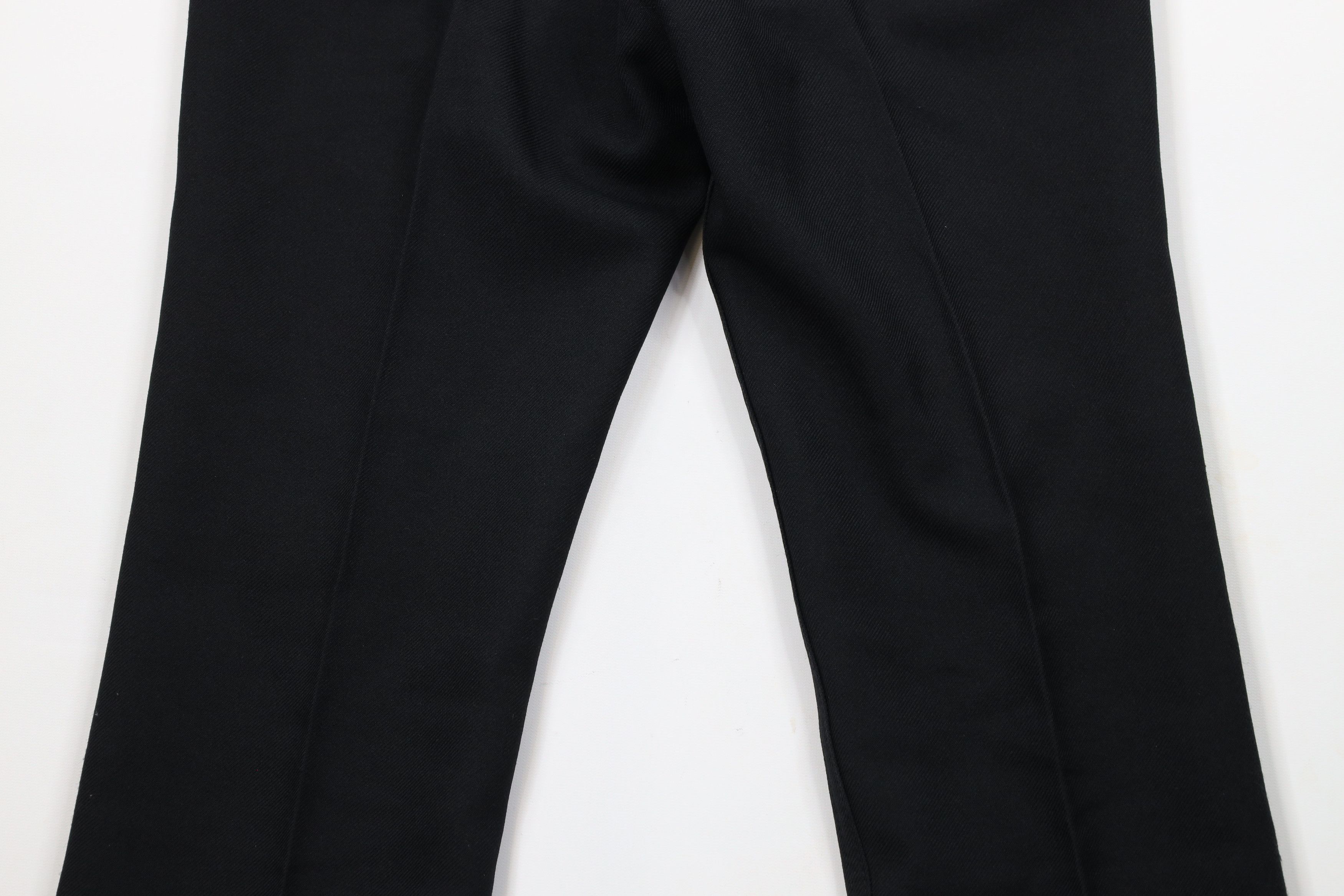 Levi's × Vintage Vintage 70s Levis Knit Flared Bootcut Chino Pants Black USA Size US 32 / EU 48 - 9 Thumbnail
