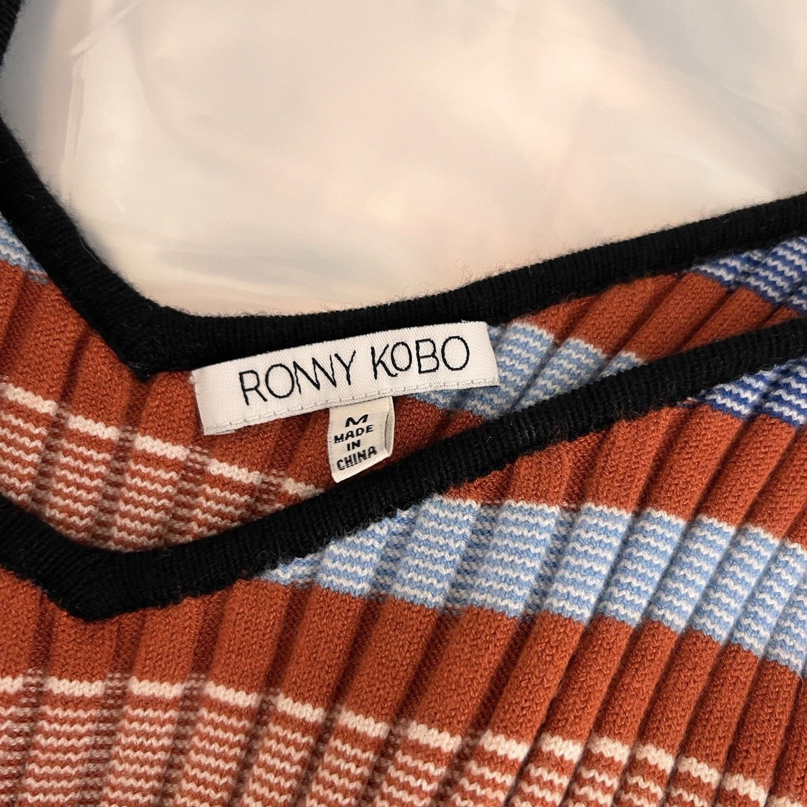 Ronny Kobo Ronny Kobo Ribbed Knit Dress (M) Maxi Bodycon Size M / US 6-8 / IT 42-44 - 6 Thumbnail