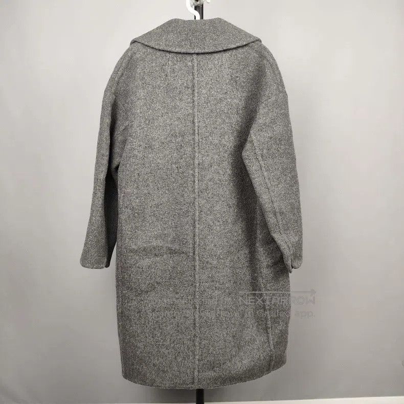 Max Mara Max Mara Gray Wool Coat Size M / US 6-8 / IT 42-44 - 2 Thumbnail