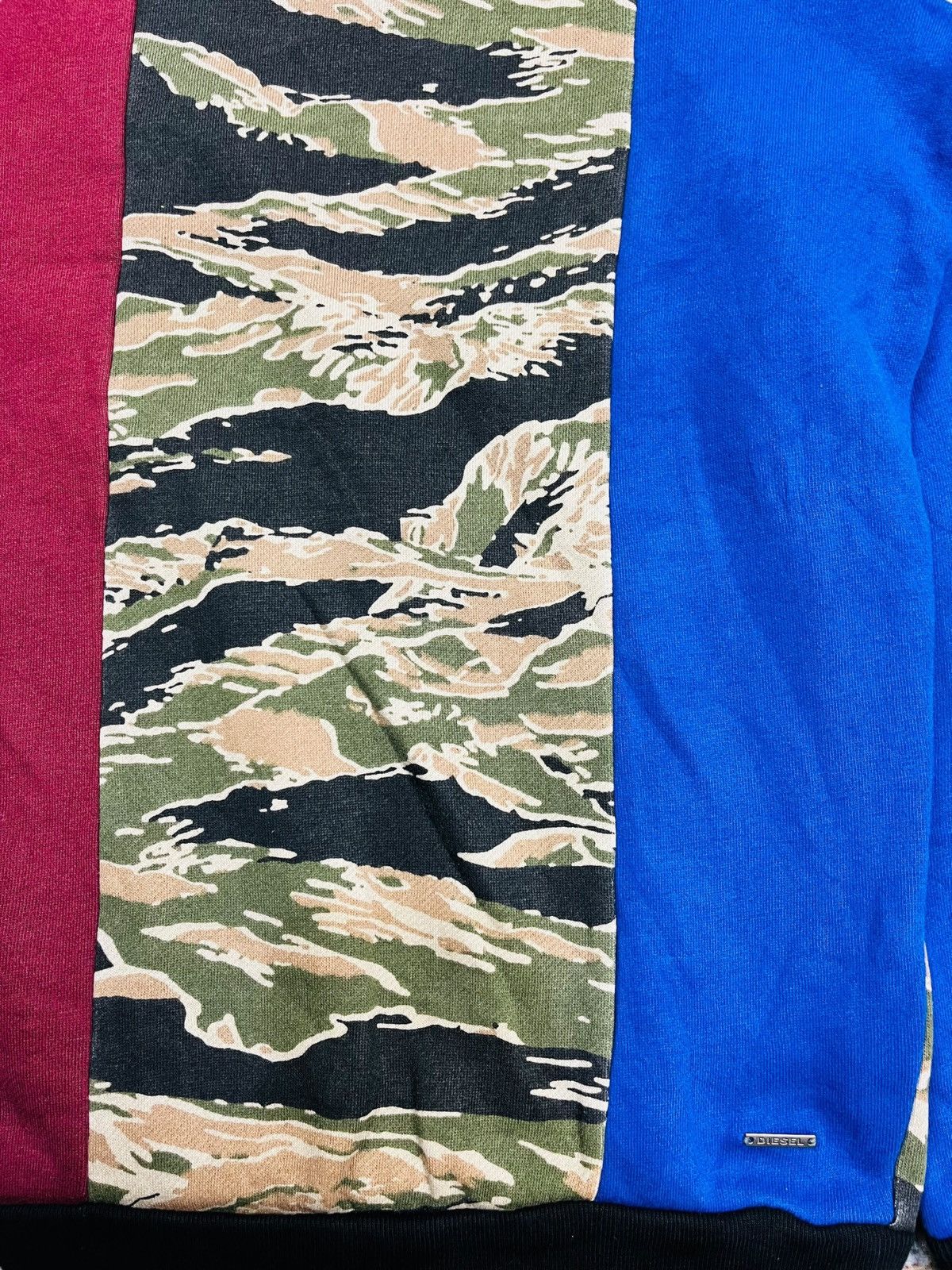 Diesel 2016 Diesel - Camo Patchwork Sweatshirt Size US M / EU 48-50 / 2 - 7 Thumbnail