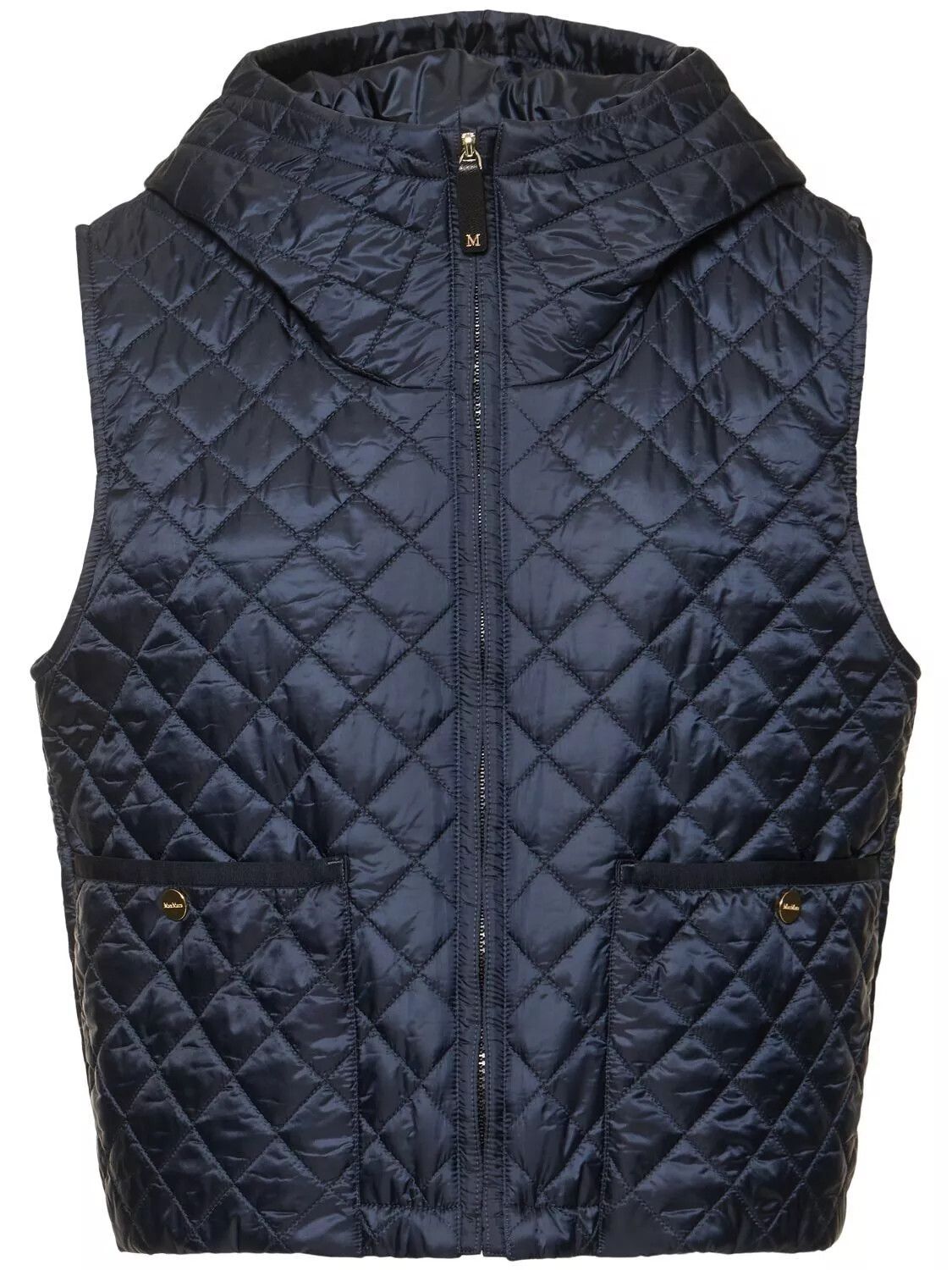 Max Mara MAX MARA Lily $845 Blue Vest New Size XS / US 0-2 / IT 36-38 - 1 Thumbnail
