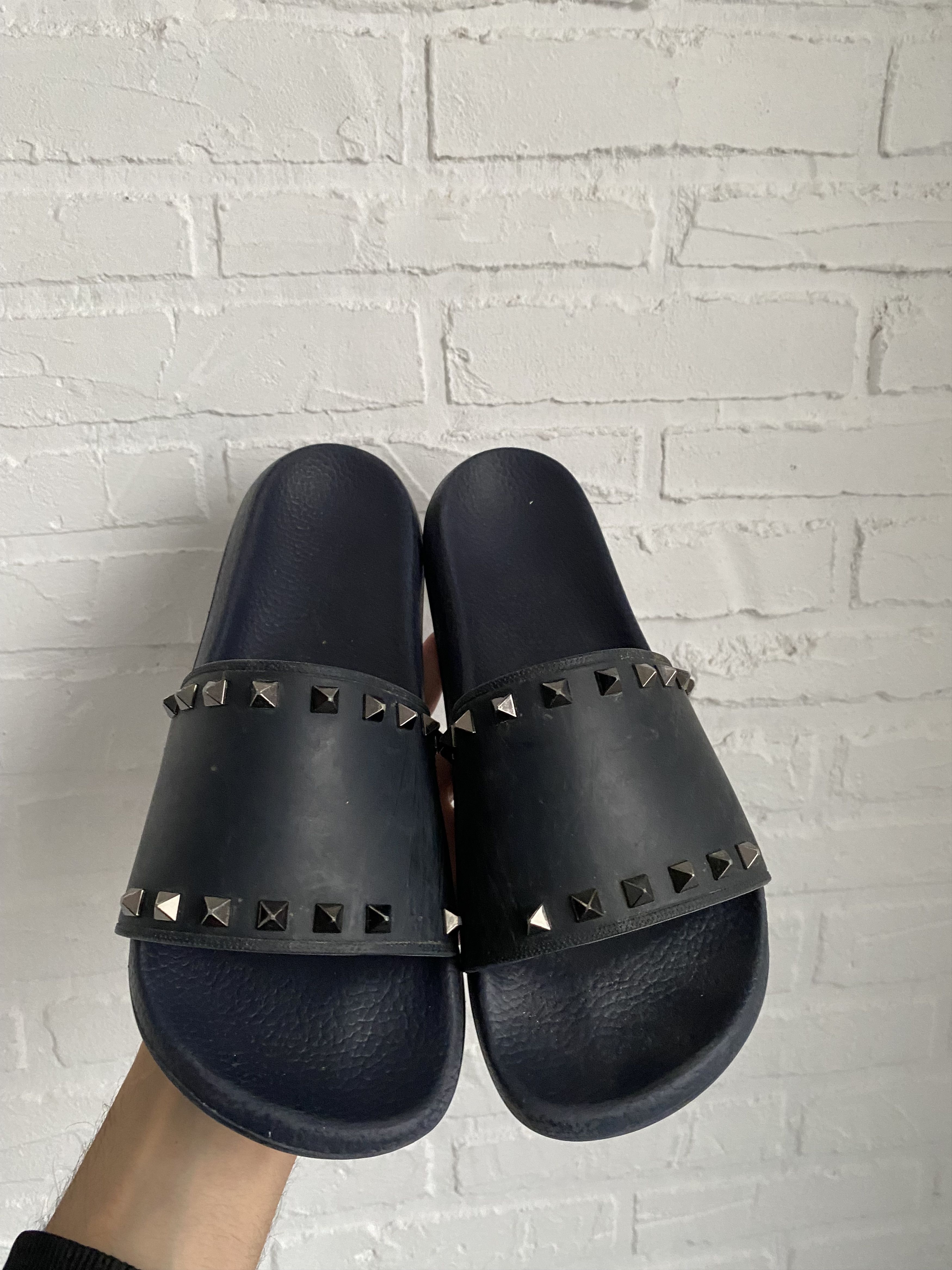 Valentino Valentino rockstud spikes slides Size US 7 / EU 40 - 1 Thumbnail