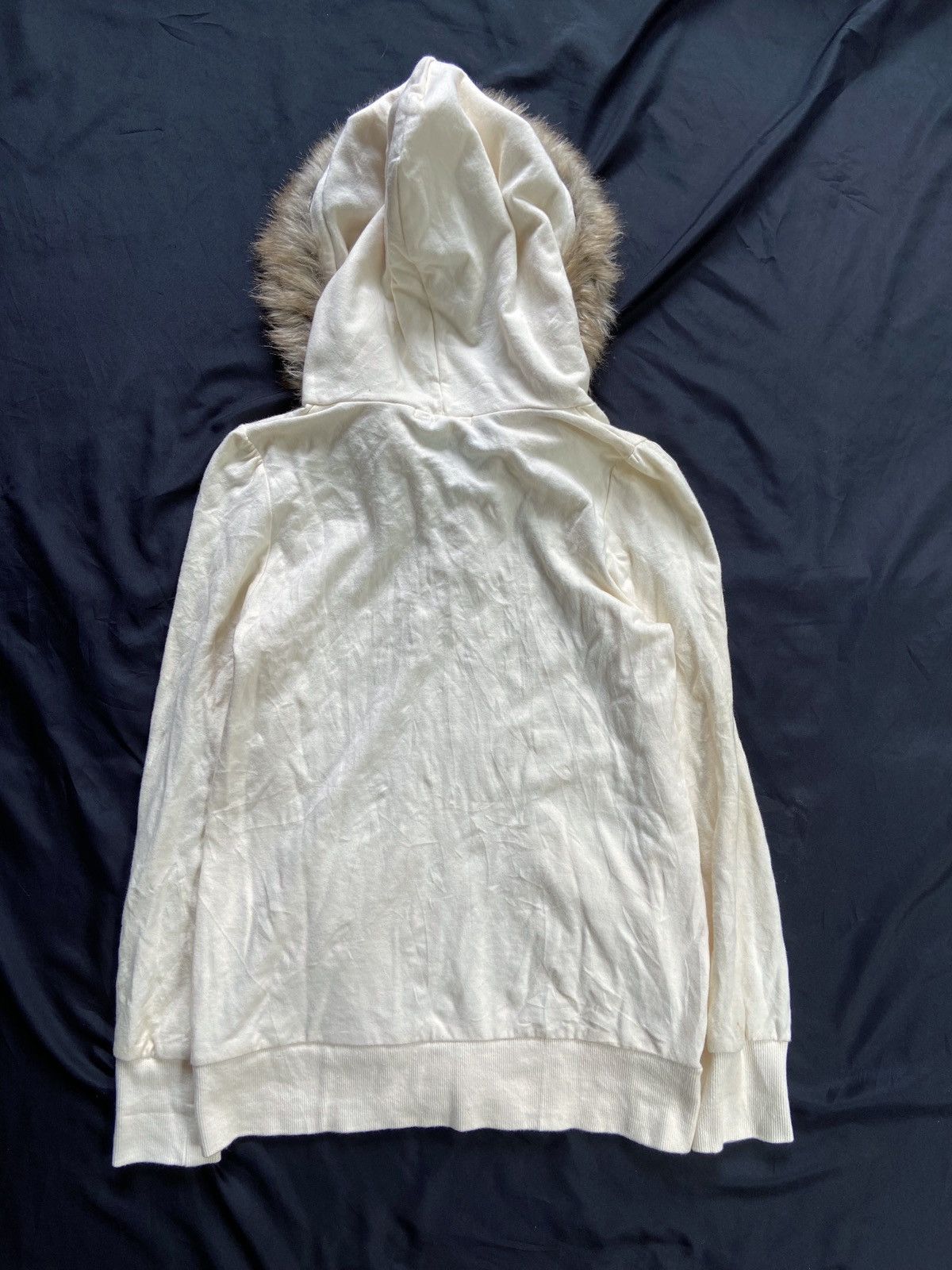 20471120 JAPANESE ABC UNE FACE FAUX FUR ZIP HOODIE Size US S / EU 44-46 / 1 - 10 Thumbnail