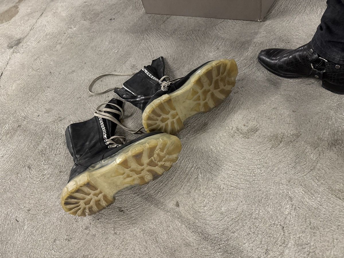 Rick Owens FW20 - Performa Mega Bozo Lace Up Tractor Boots Size US 9 / EU 42 - 4 Thumbnail
