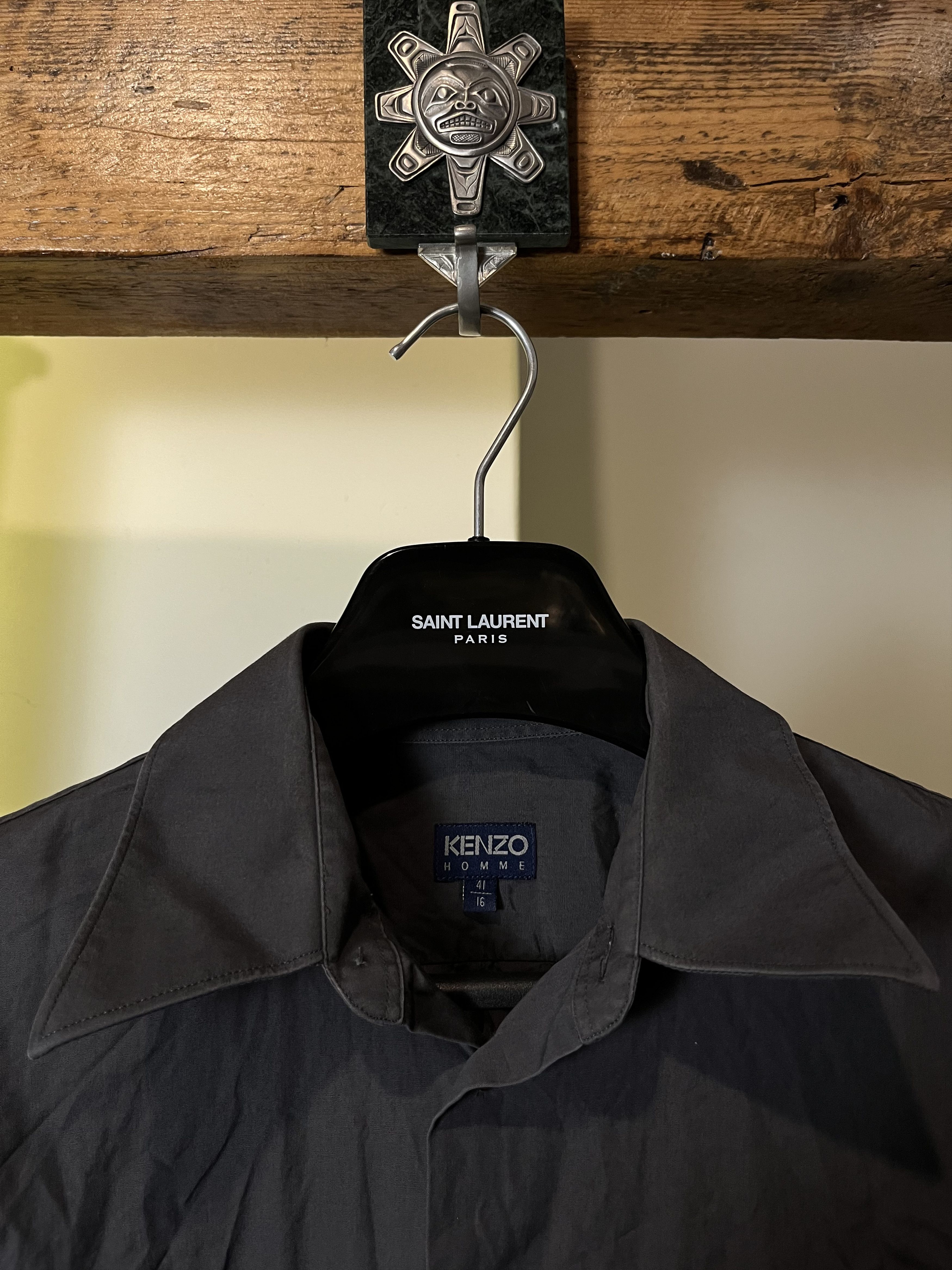 Designer × Japanese Brand × Kenzo Vintage 90s Kenzo Homme Cotto Shirt Size US L / EU 52-54 / 3 - 3 Thumbnail