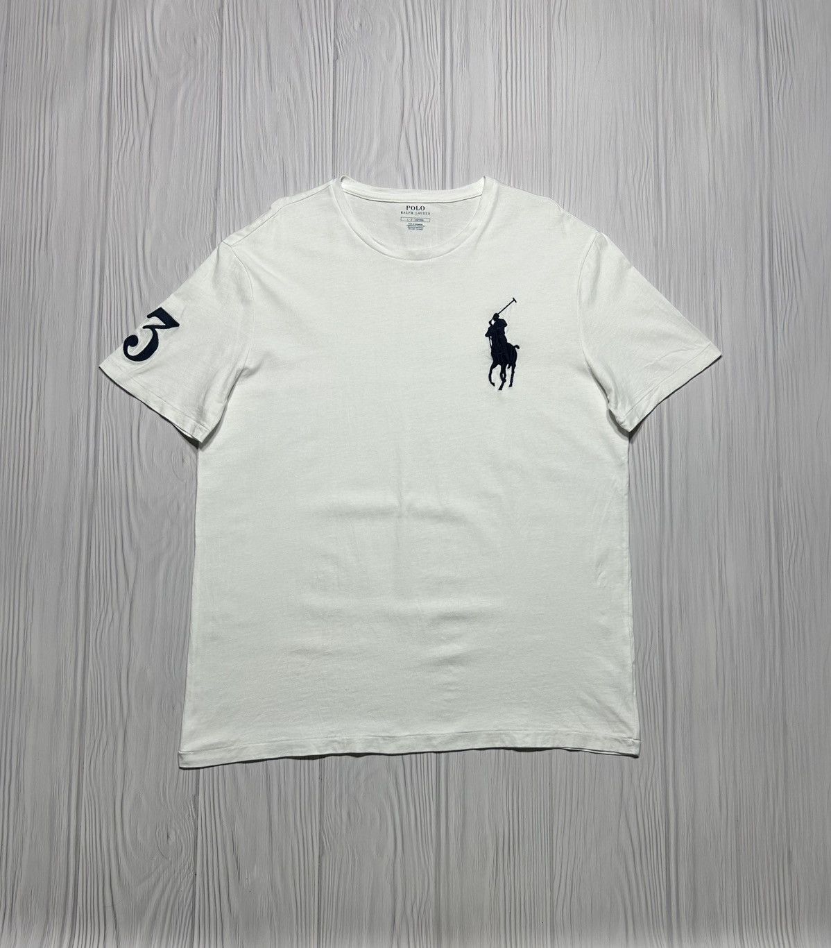 Lauren Ralph Lauren Vintage Polo Ralph Lauren Number 3 Polo T-Shirt Size L Size US L / EU 52-54 / 3 - 1 Thumbnail