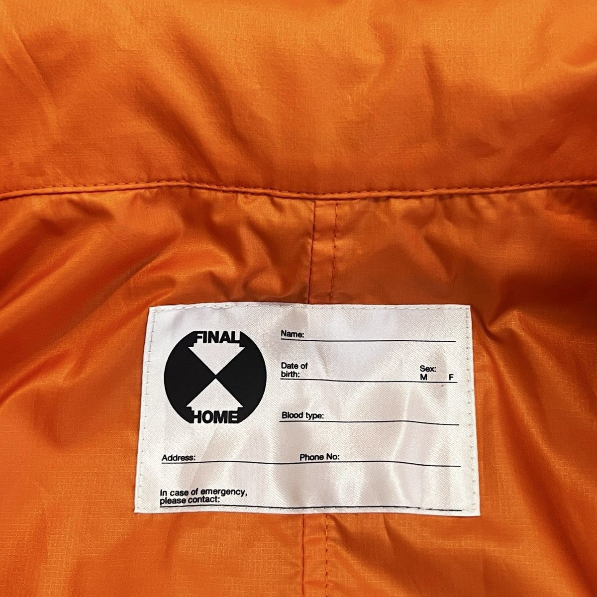 Final Home FINAL HOME MULTI ZIP SURVIVAL SLEEVELESS JACKET ORANGE Size US L / EU 52-54 / 3 - 2 Thumbnail