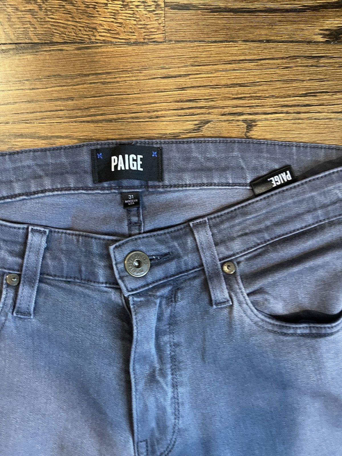 Paige Paige Federal Size 31 Denim Jeans Size US 31 - 2 Thumbnail