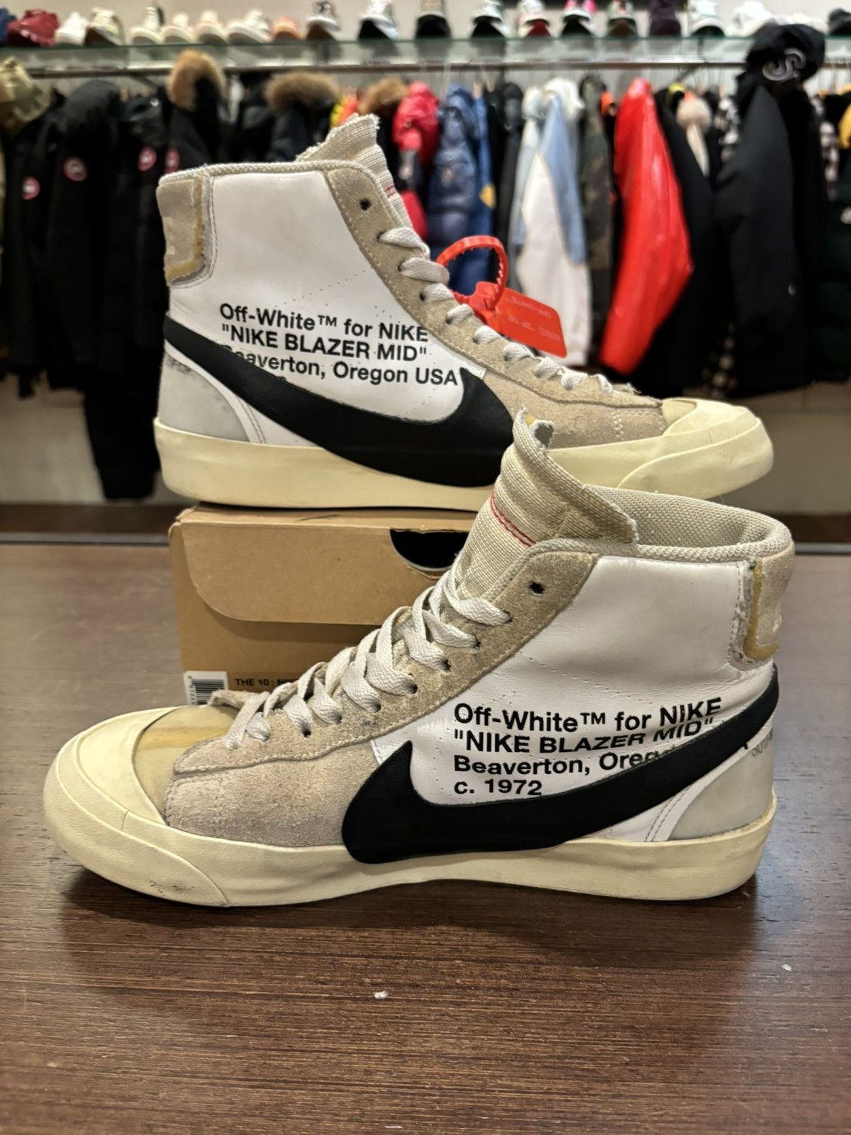 Nike × Off-White Nike x Off-White Blazer Mid ‘The 10’ Size US 8.5 / EU 41-42 - 4 Thumbnail