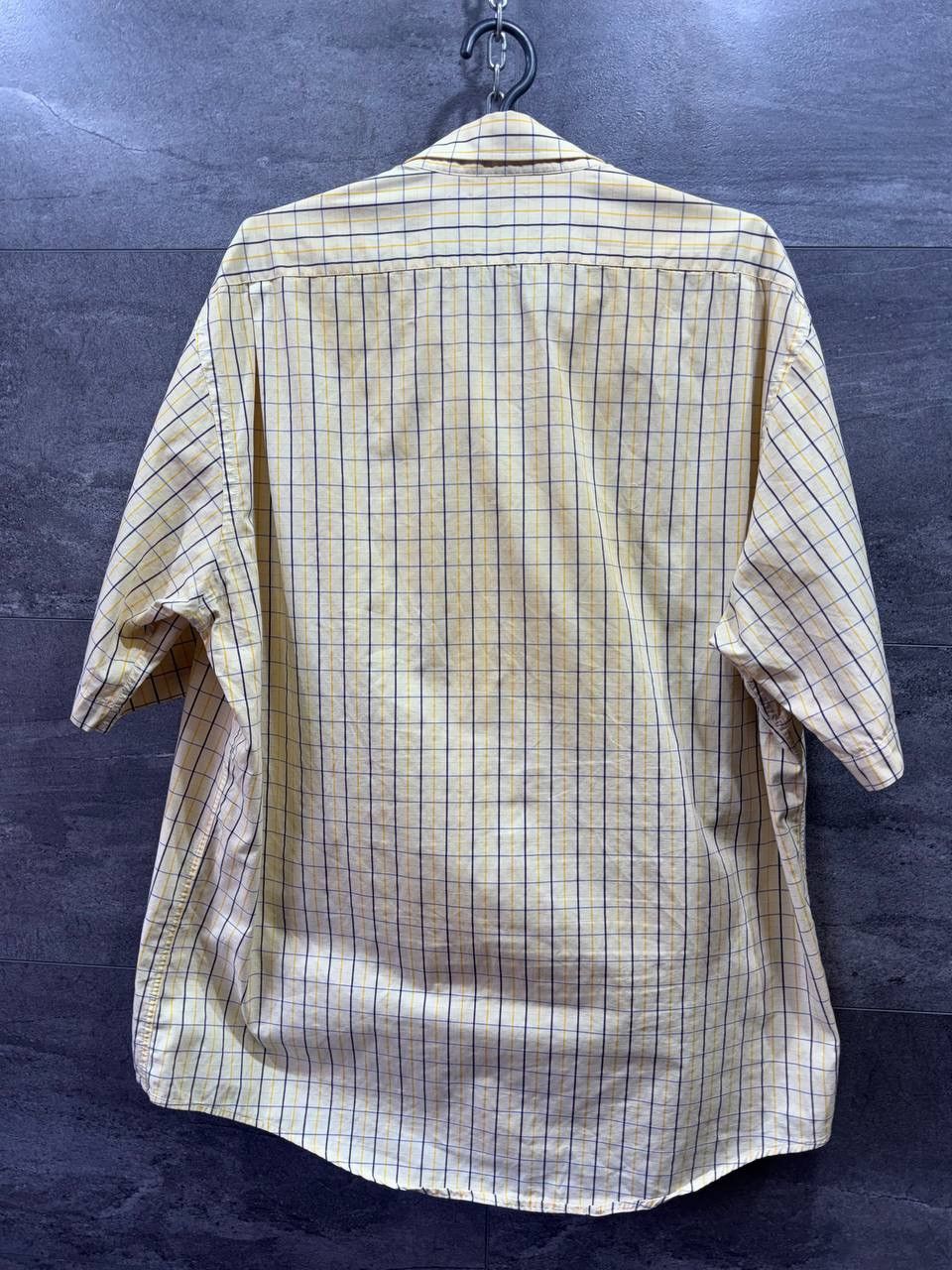 Yves Saint Laurent Vintage Yves Saint Laurent YSL Mens Short Sleeve Shirt Plaid Size US L / EU 52-54 / 3 - 13 Thumbnail
