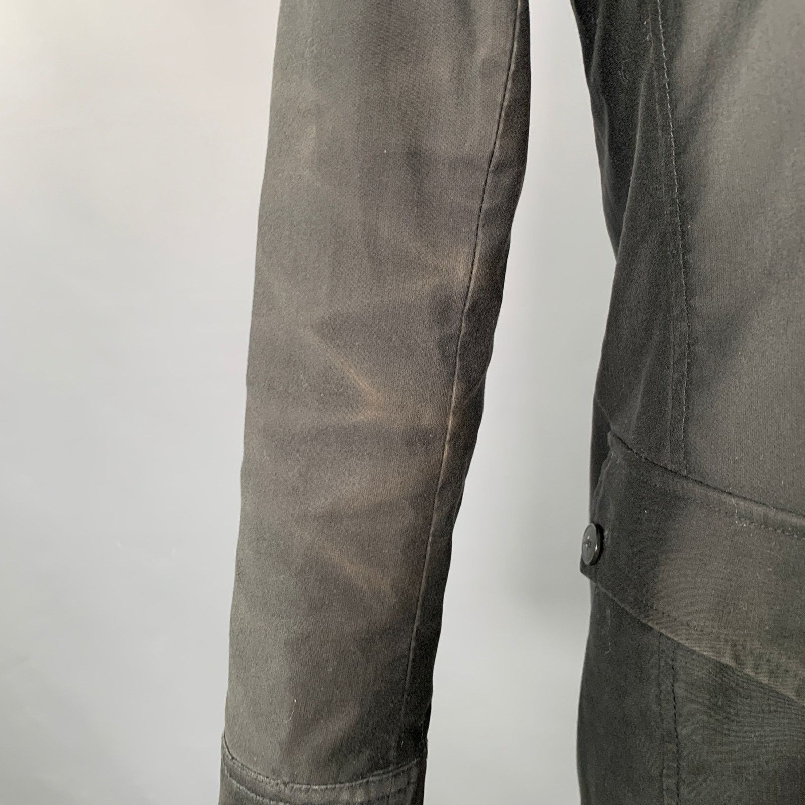 Takeo Kikuchi TAKEO KIKUCHI Size L Black Cotton Zip Up Coat Size US L / EU 52-54 / 3 - 6 Thumbnail