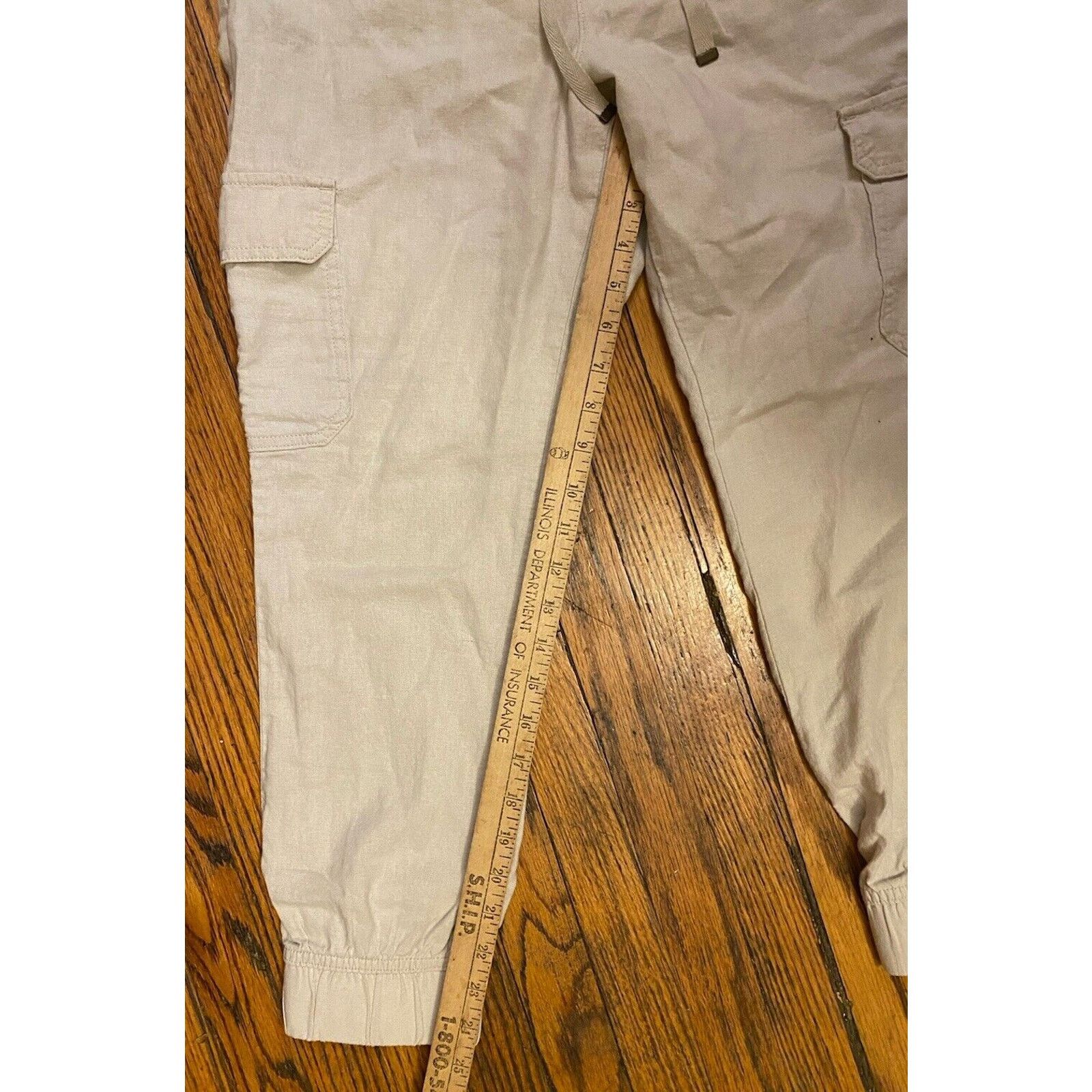 St. Johns Bay St Johns Bay Linen Cargo Jogger Pants Pockets Womens M Ankle Size 30" / US 8 / IT 44 - 7 Thumbnail