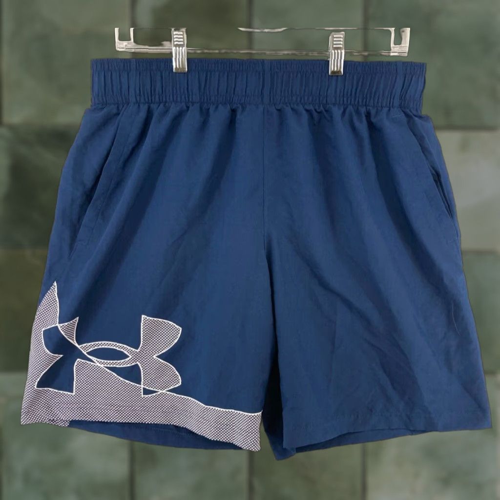 Under Armour Under Armour Mens Shorts Large Blue Athletic Size US 33 - 1 Thumbnail