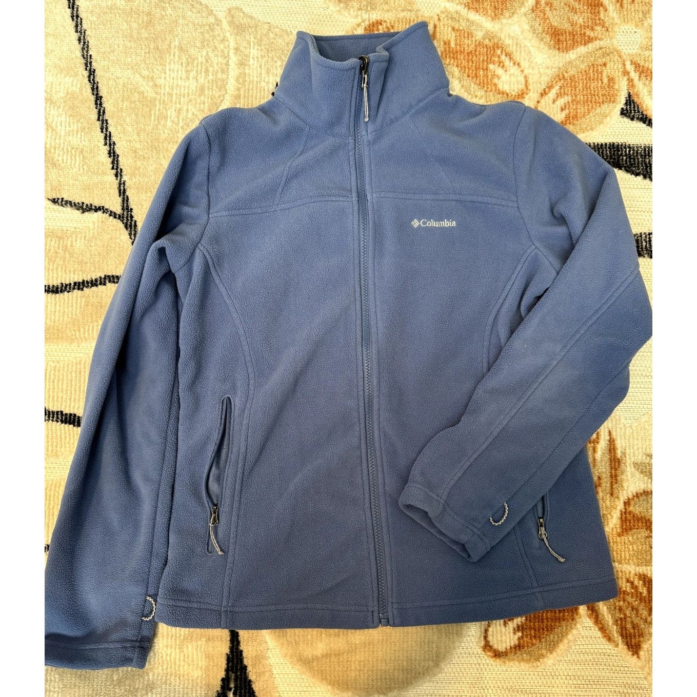 Columbia Columbia women’s size L light blue zip fleece jacket Size L / US 10 / IT 46 - 2 Thumbnail