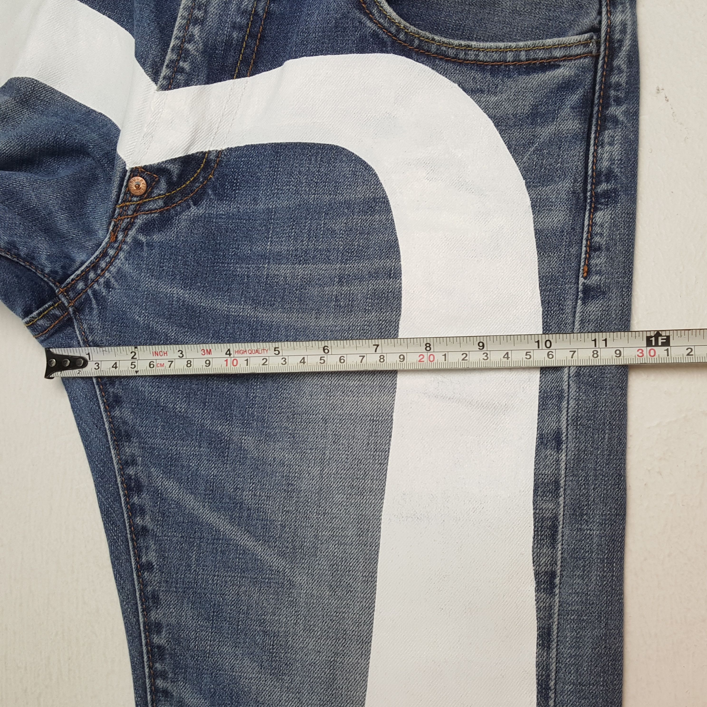 Japanese Brand × Vintage EVISU Japanese Brand Streetwear Custom Daicock Jeans Size US 30 / EU 46 - 9 Thumbnail