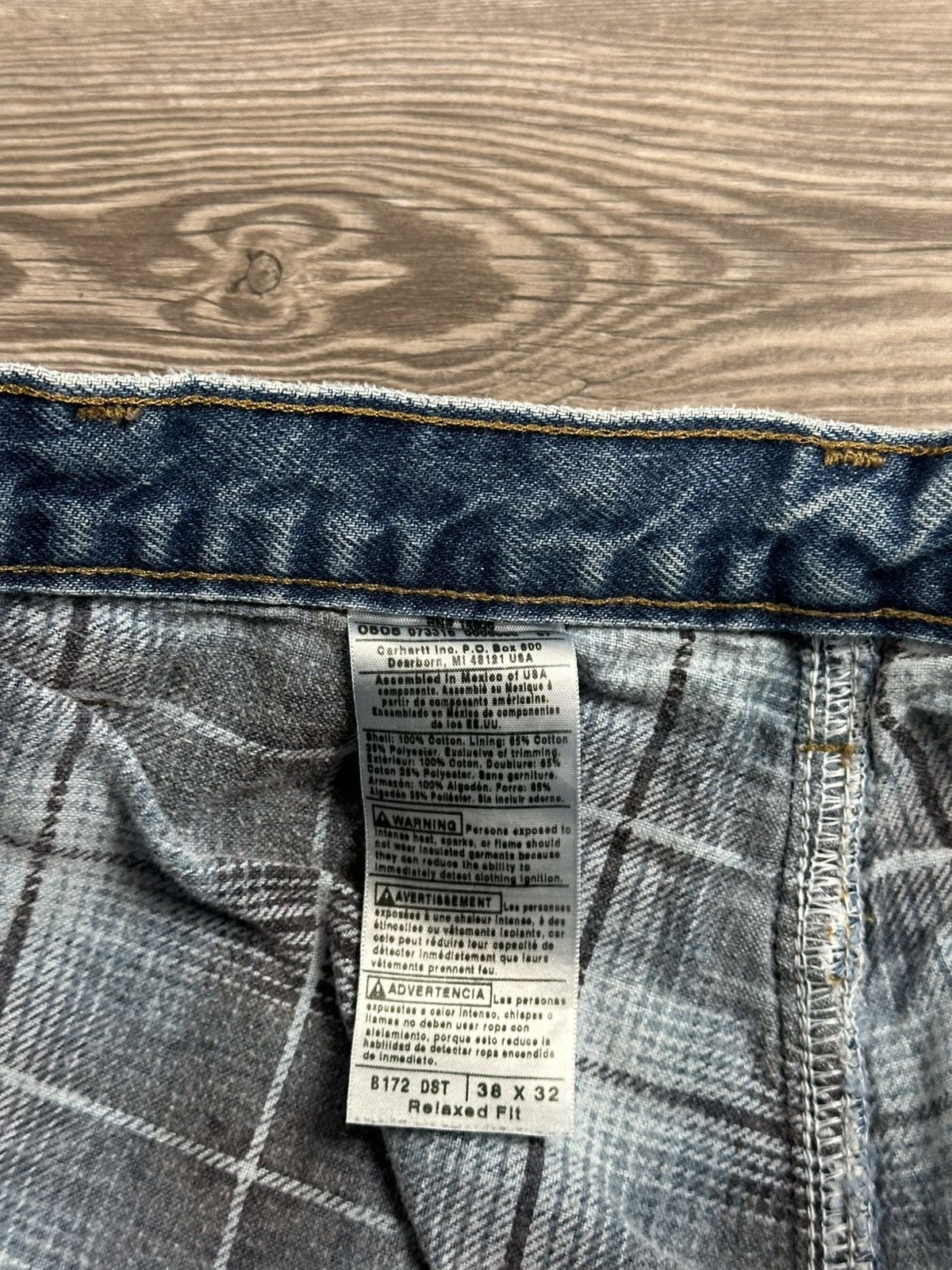 Carhartt × Vintage Carhartt Flannel Lined Jeans Size US 37 - 6 Thumbnail
