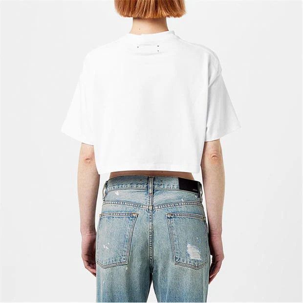 Amiri o1g2r1mq0824 Short Sleeve T-Shirts in White Size M / US 6-8 / IT 42-44 - 5 Thumbnail