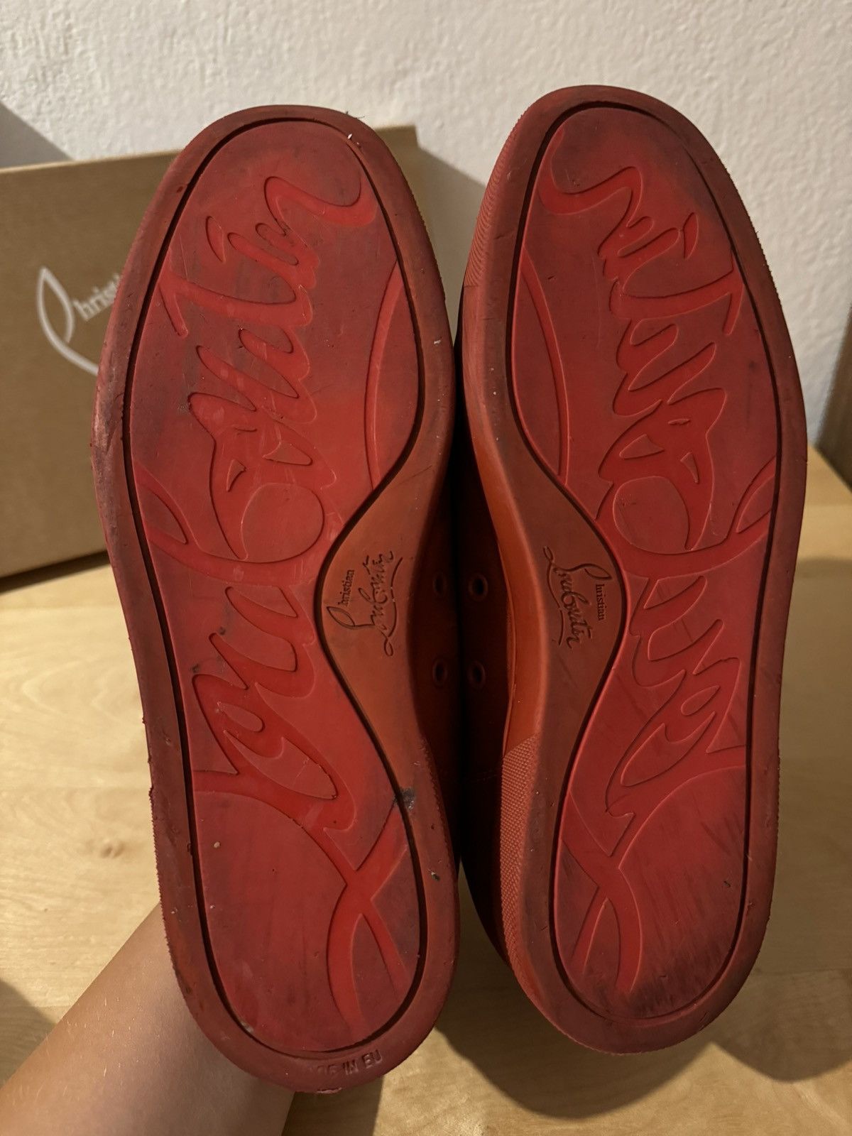 Christian Louboutin Christian Louboutin Fun Louis Junior ‘Red’ Size US 8 / EU 41 - 3 Thumbnail