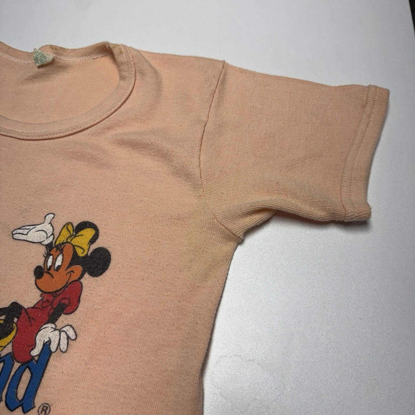 Disney Vintage 70s Disneyland Womens T Shirt Medium 14x21 "Baby T" Size M / US 6-8 / IT 42-44 - 5 Thumbnail
