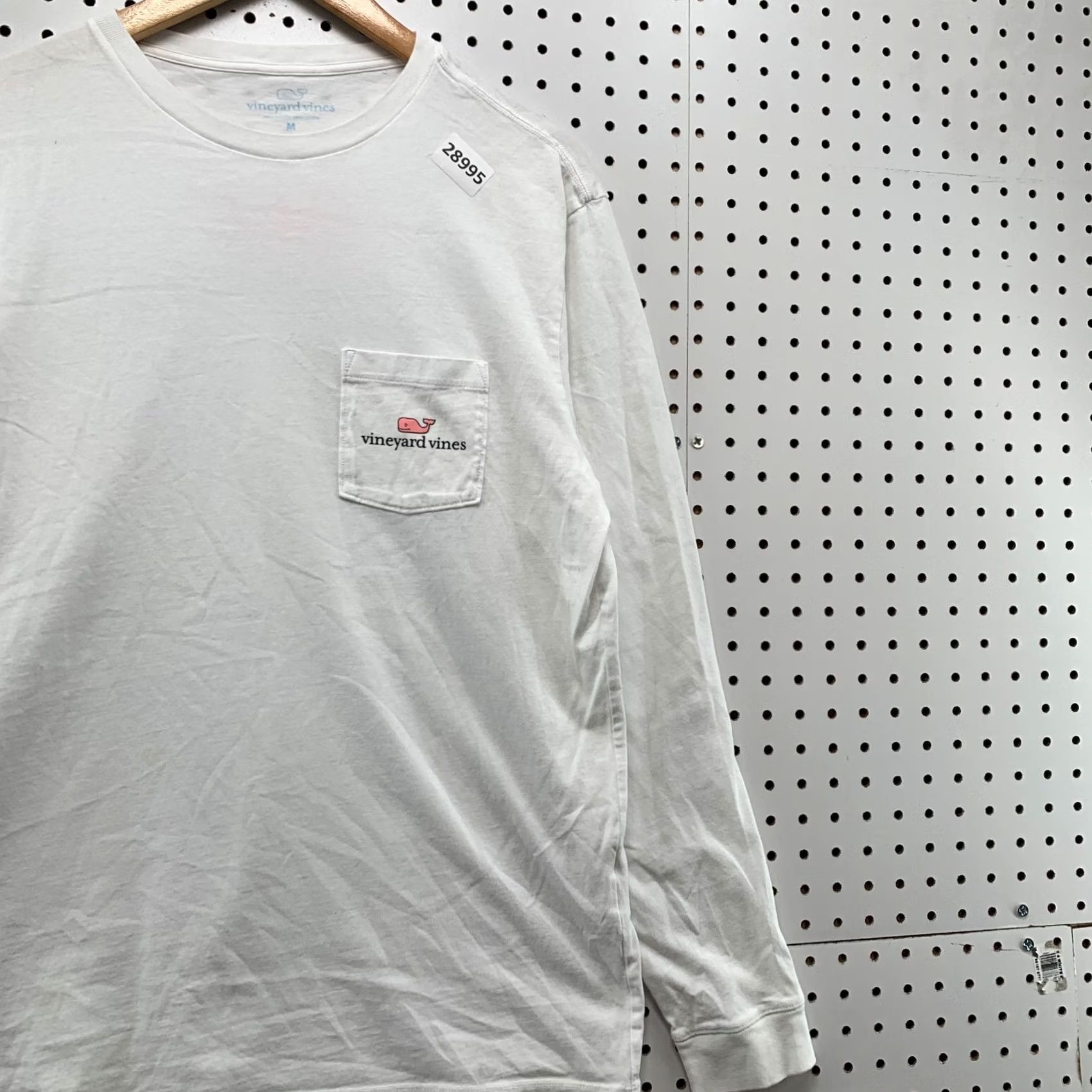 Vineyard Vines VINEYARD VINES Pocket Shirt Mens M Long Sleeve White Pink Whale Shirt Size US M / EU 48-50 / 2 - 5 Thumbnail