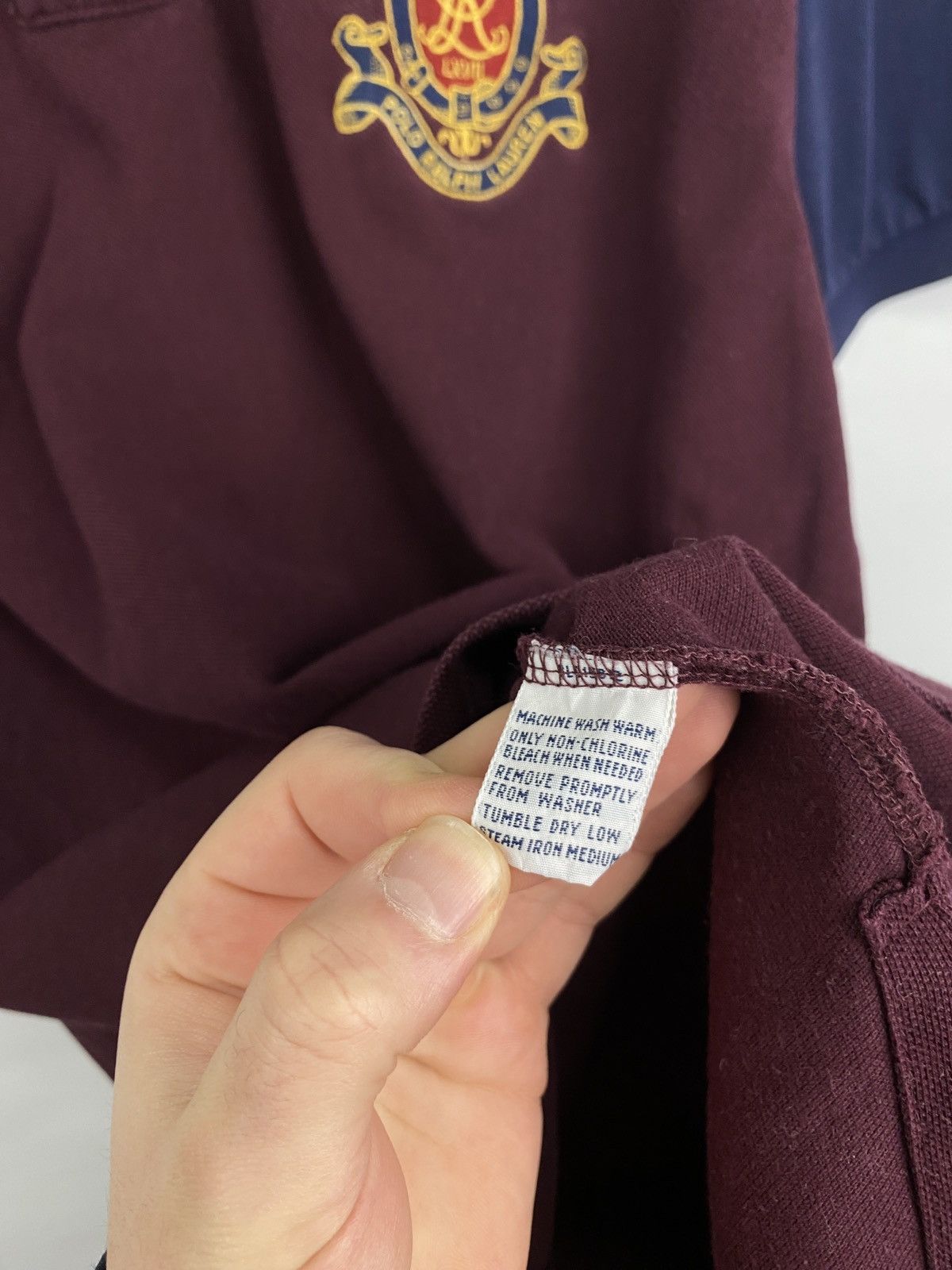 Polo Ralph Lauren 🇺🇸 Vintage 90s Polo Ralph Lauren Polo T-Shirt Rare Retro Size US L / EU 52-54 / 3 - 7 Thumbnail