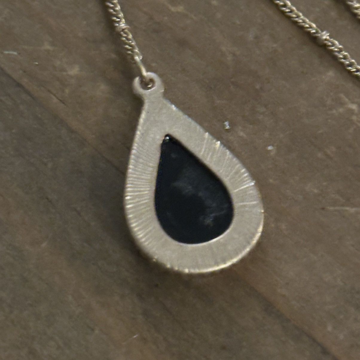 Other Gold tone druzy teardrop lariat necklace Size ONE SIZE - 5 Thumbnail