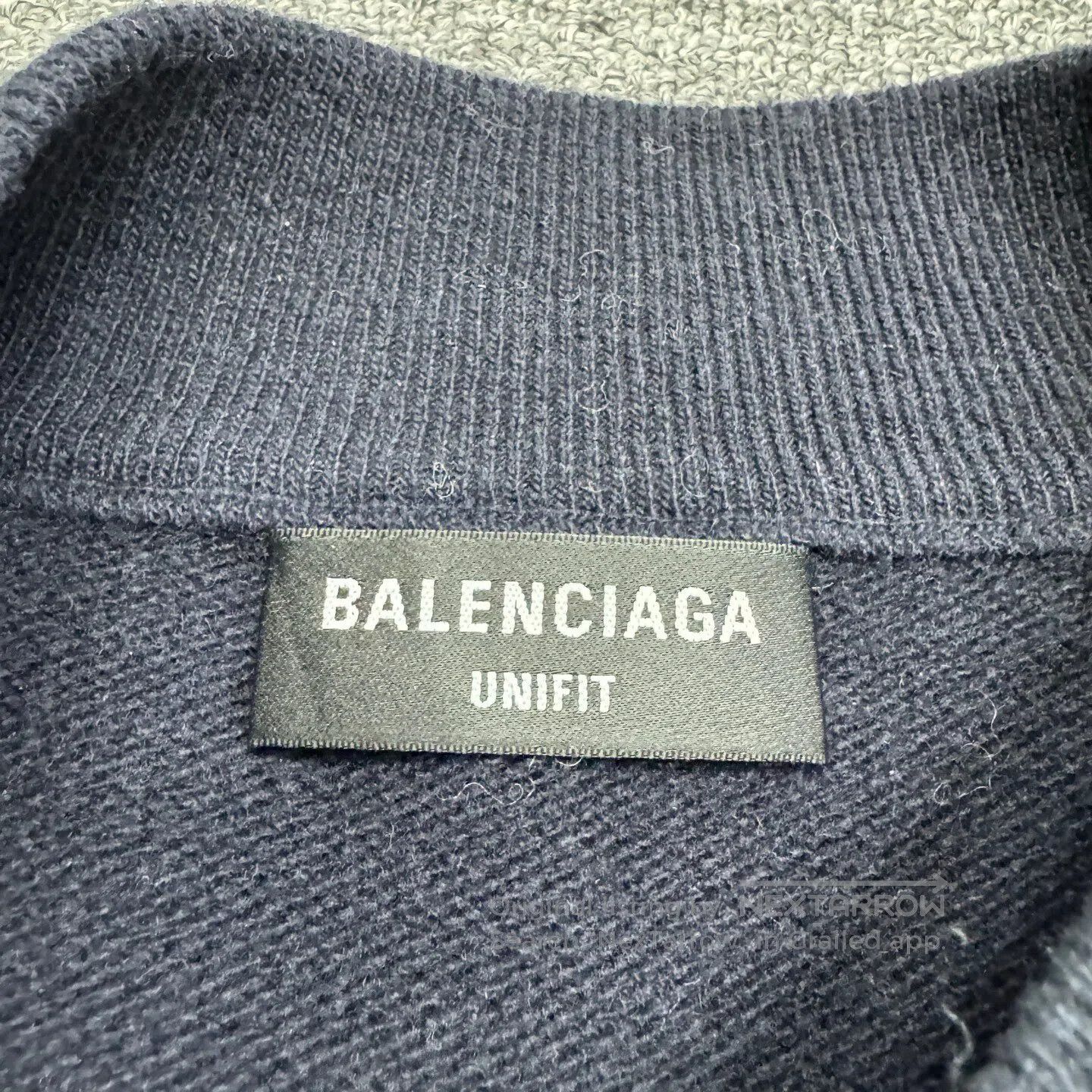 Balenciaga Balenciaga Two-piece faux V-neck wool knit sweater| Size US M / EU 48-50 / 2 - 3 Thumbnail