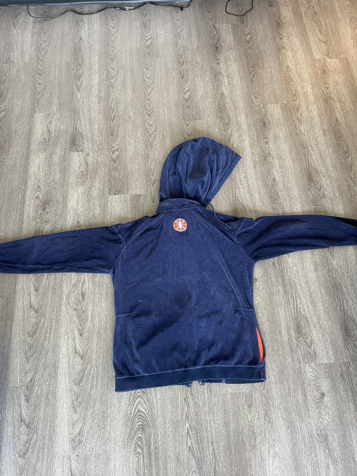 Nike Nike Fighting Illini Suede Snap-on Hoodie Women’s XL Size XL / US 12-14 / IT 48-50 - 7 Thumbnail