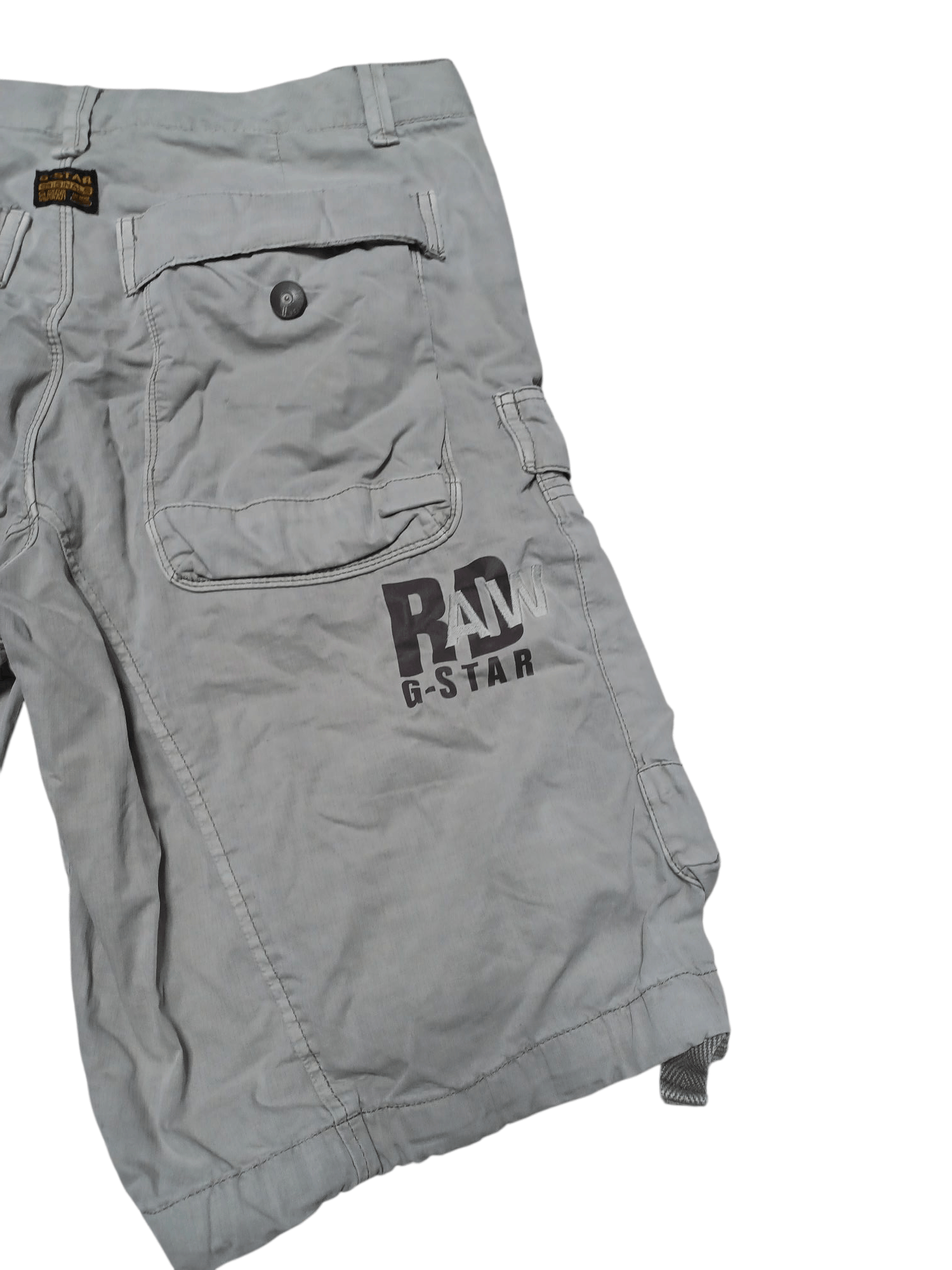 G-Star G STAR RAW 3301 MILITARY CARGO MULTIPOCKET SHORTS Size US 30 / EU 46 - 5 Thumbnail