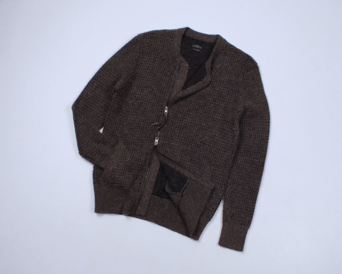 Allsaints × Designer ALLSAINTS Milton Bomber Mohair Sweater Cardigan Zip Talon Size US M / EU 48-50 / 2 - 5 Thumbnail