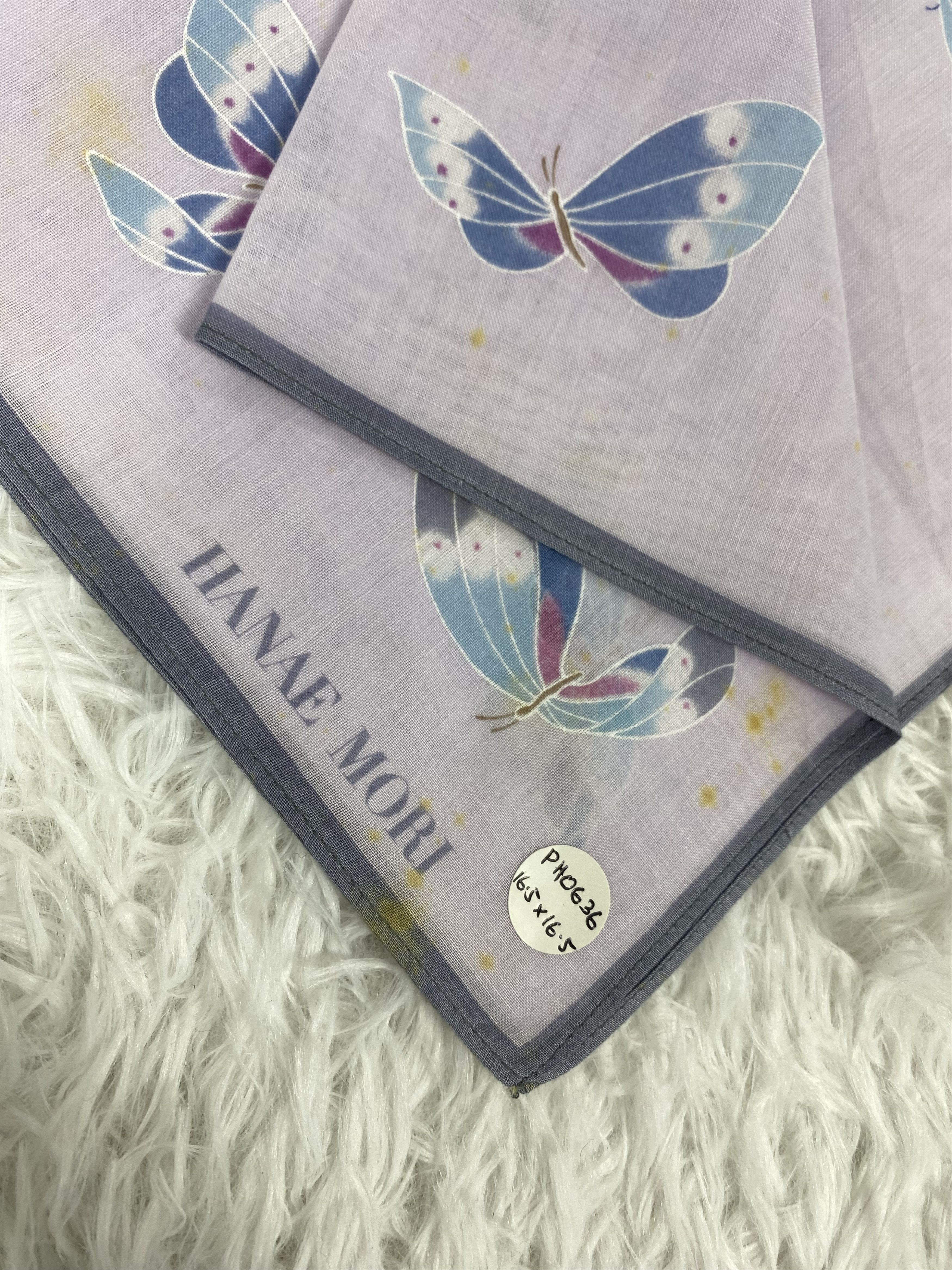 Hanae Mori × Vintage Vintage Hanae Mori Handkerchief Neckerchief PH0636 Size ONE SIZE - 2 Thumbnail
