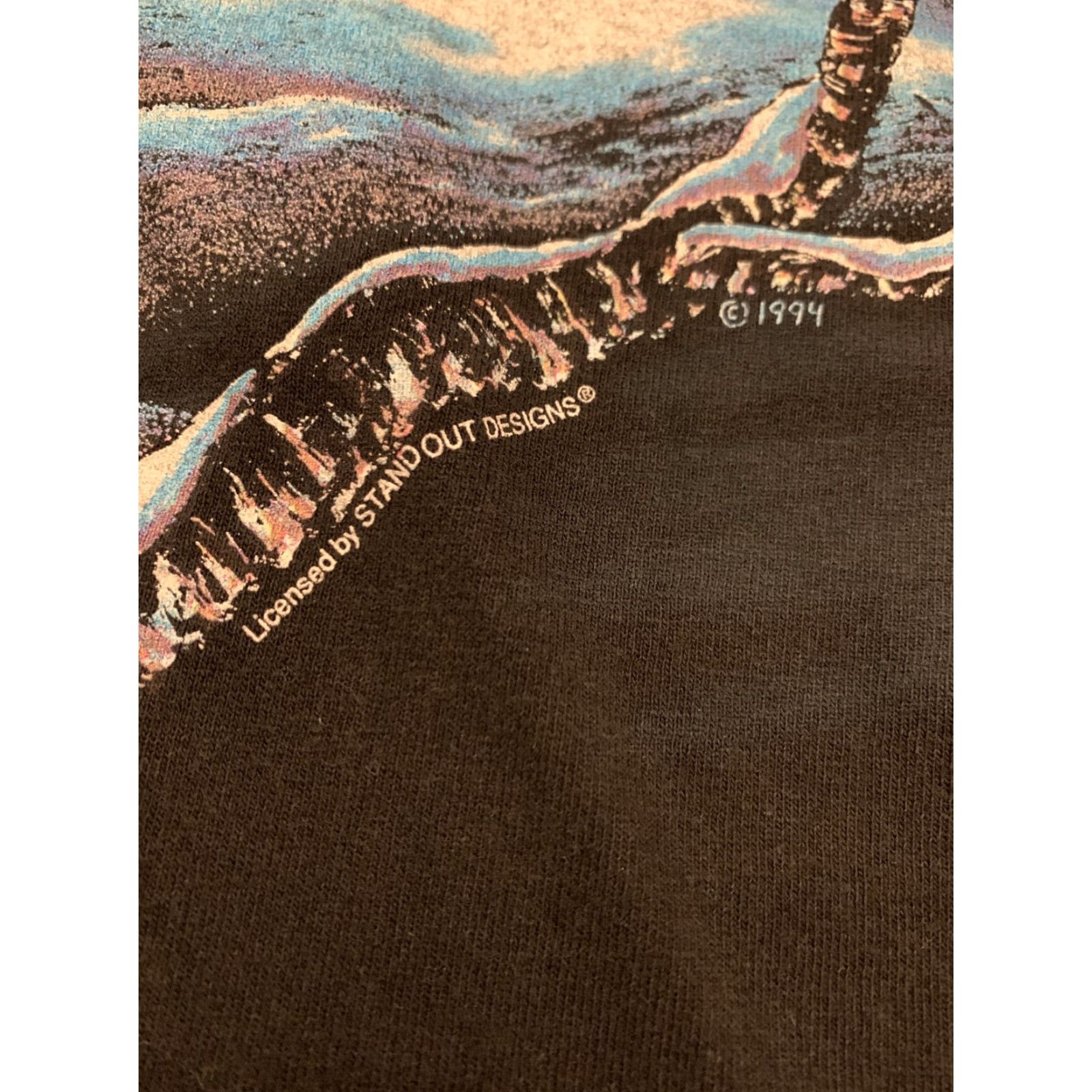 Vintage VINTAGE Stand Out Designs Graphic Tee 1990s Adult Large White White Tail Deer Mens Size US L / EU 52-54 / 3 - 3 Thumbnail
