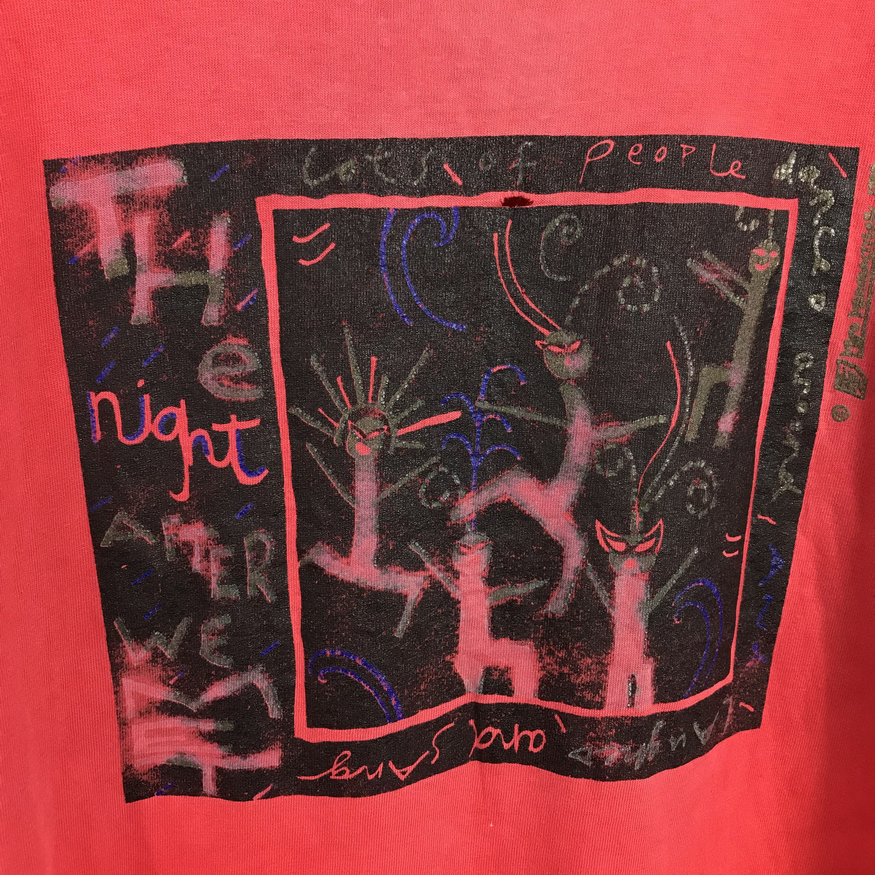 Vintage 90s the night after we dance haitian Voodoo Demon satan Tee Size US M / EU 48-50 / 2 - 4 Thumbnail